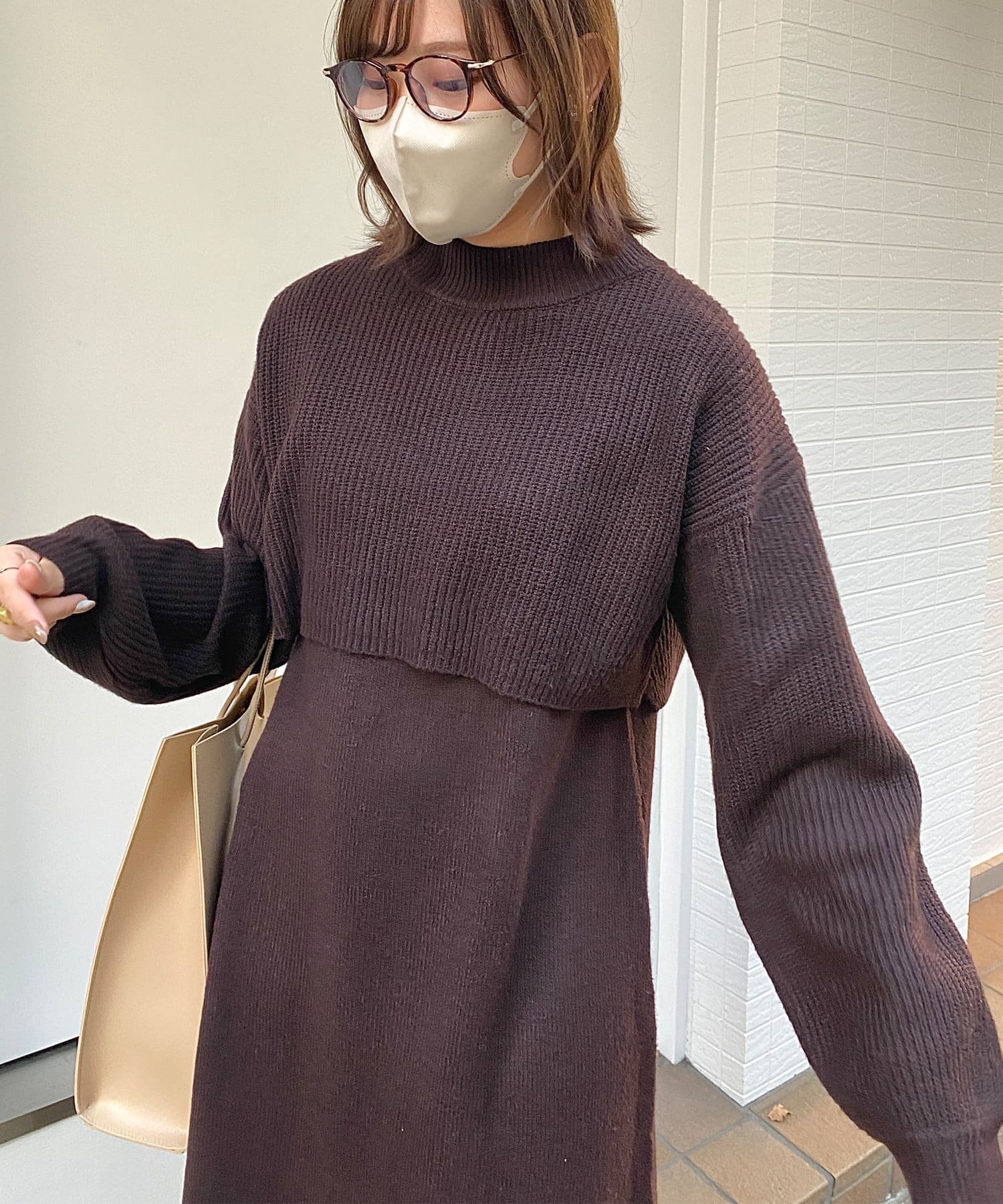 ニットアンサンブルワンピース Cpcm シーピーシーエム レディース Pal Closet パルクローゼット パルグループ公式ファッション通販サイト