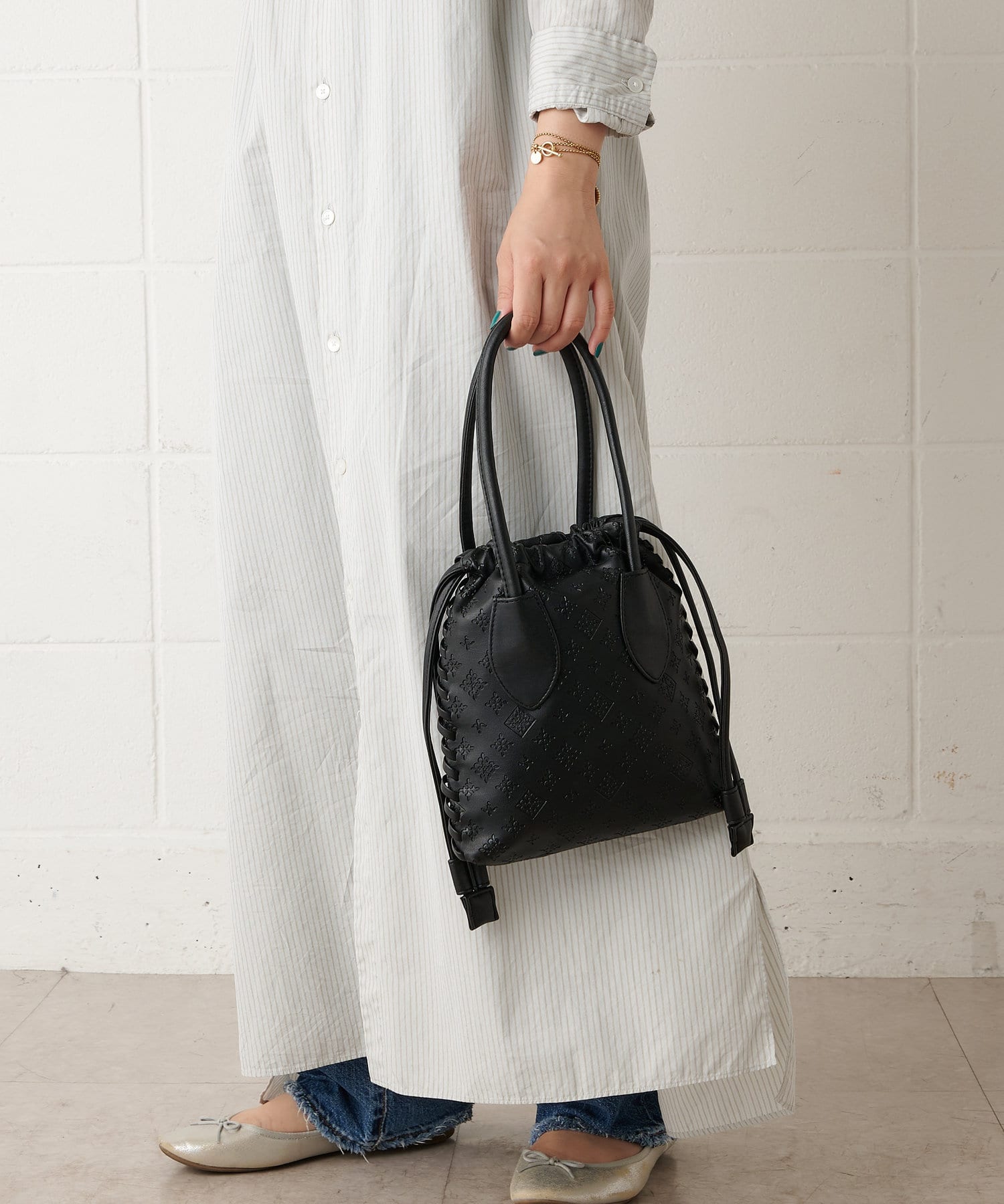 サイドステッチ巾着トートバッグ S Daily Russet デイリー ラシット レディース Pal Closet パルクローゼット パルグループ公式ファッション通販サイト