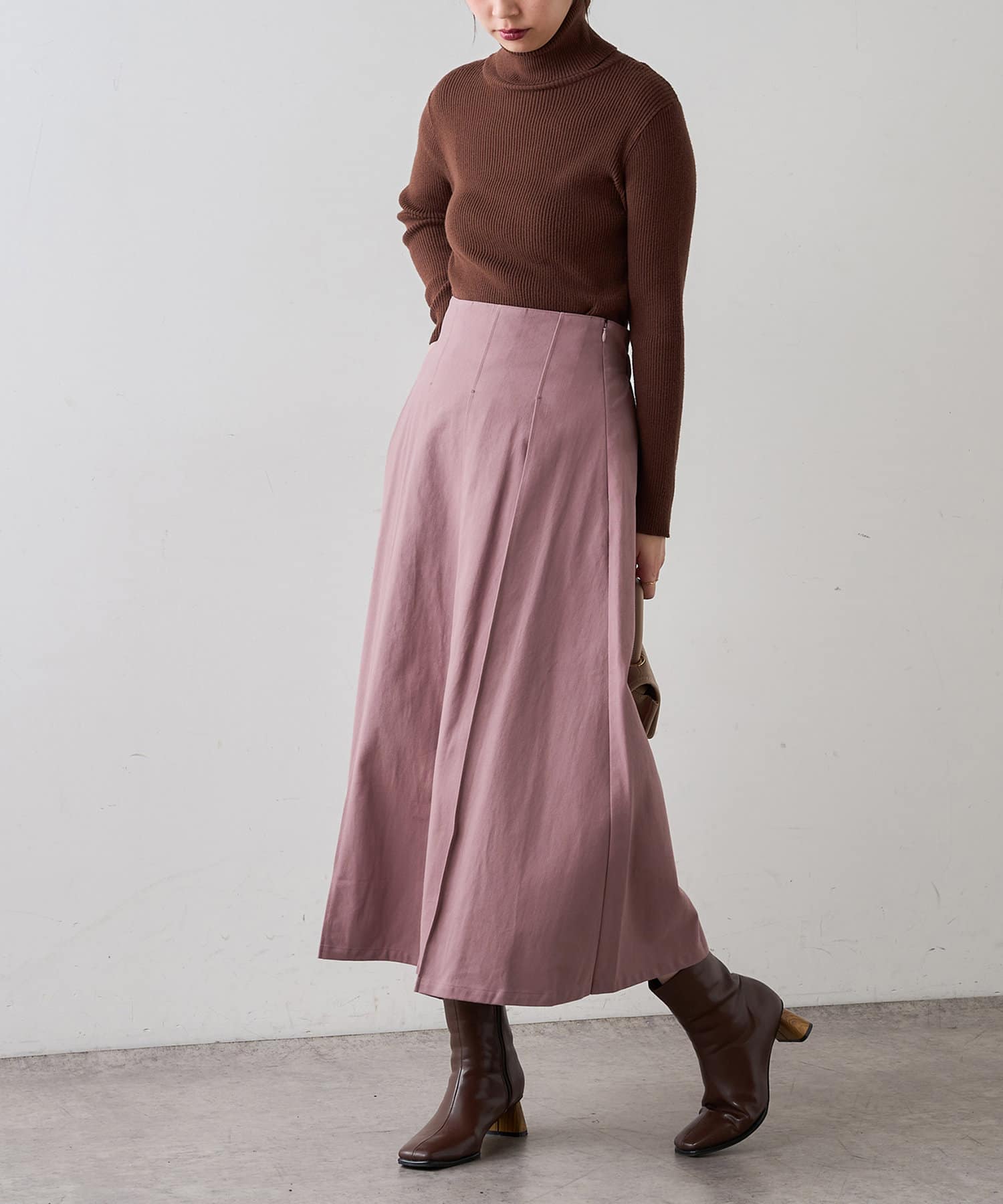 Web限定 ワイドタックプリーツスカート Natural Couture ナチュラルクチュール レディース Pal Closet パルクローゼット パルグループ公式ファッション通販サイト