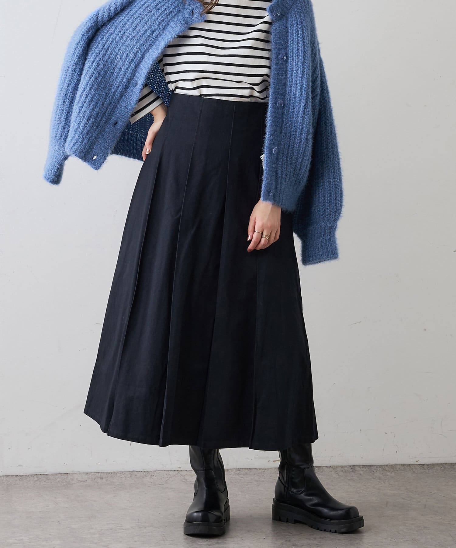 Web限定 ワイドタックプリーツスカート Natural Couture ナチュラルクチュール レディース Pal Closet パルクローゼット パルグループ公式ファッション通販サイト