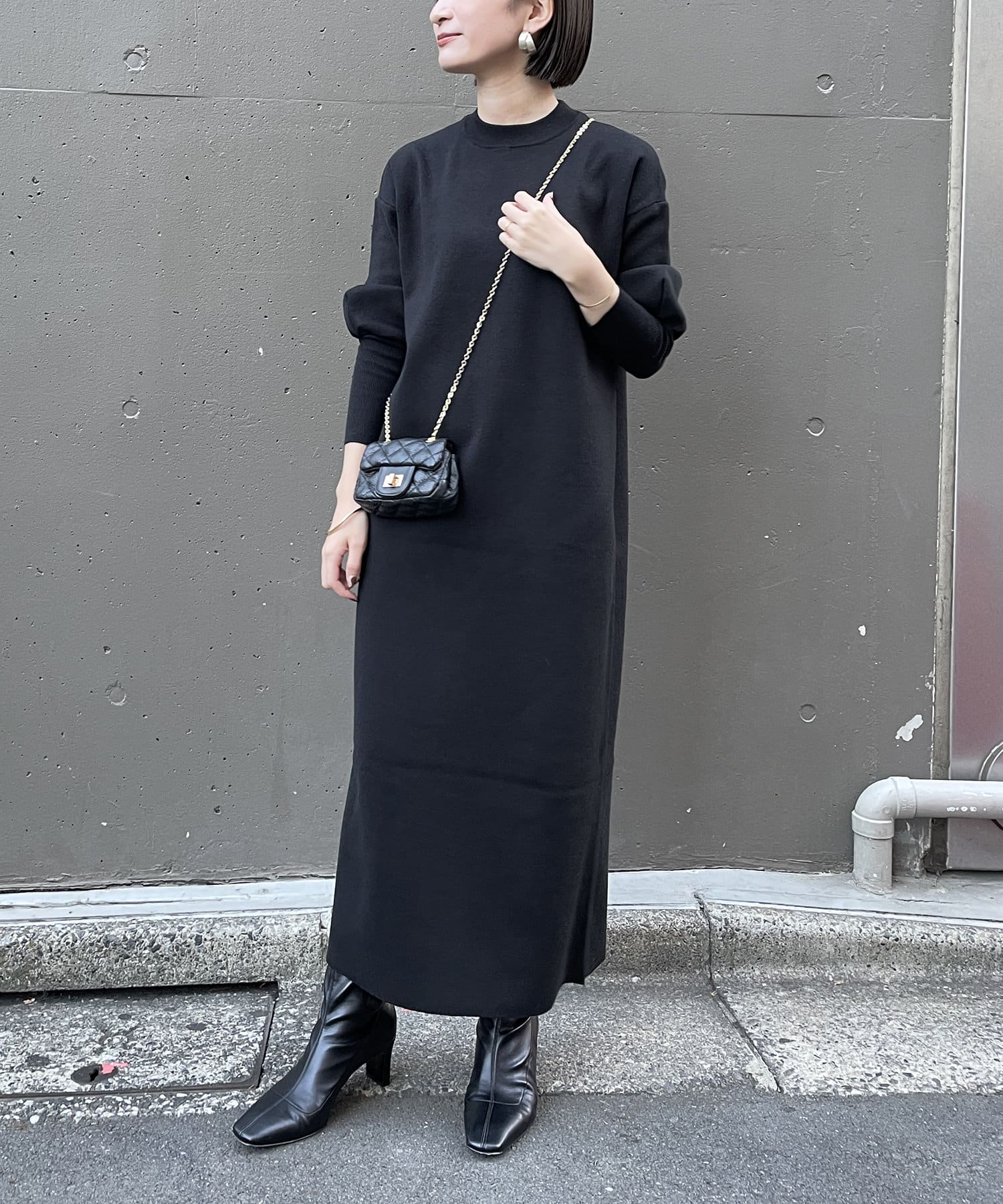 パフスリーブニットワンピース Loungedress ラウンジドレス レディース Pal Closet パルクローゼット パルグループ公式ファッション通販サイト