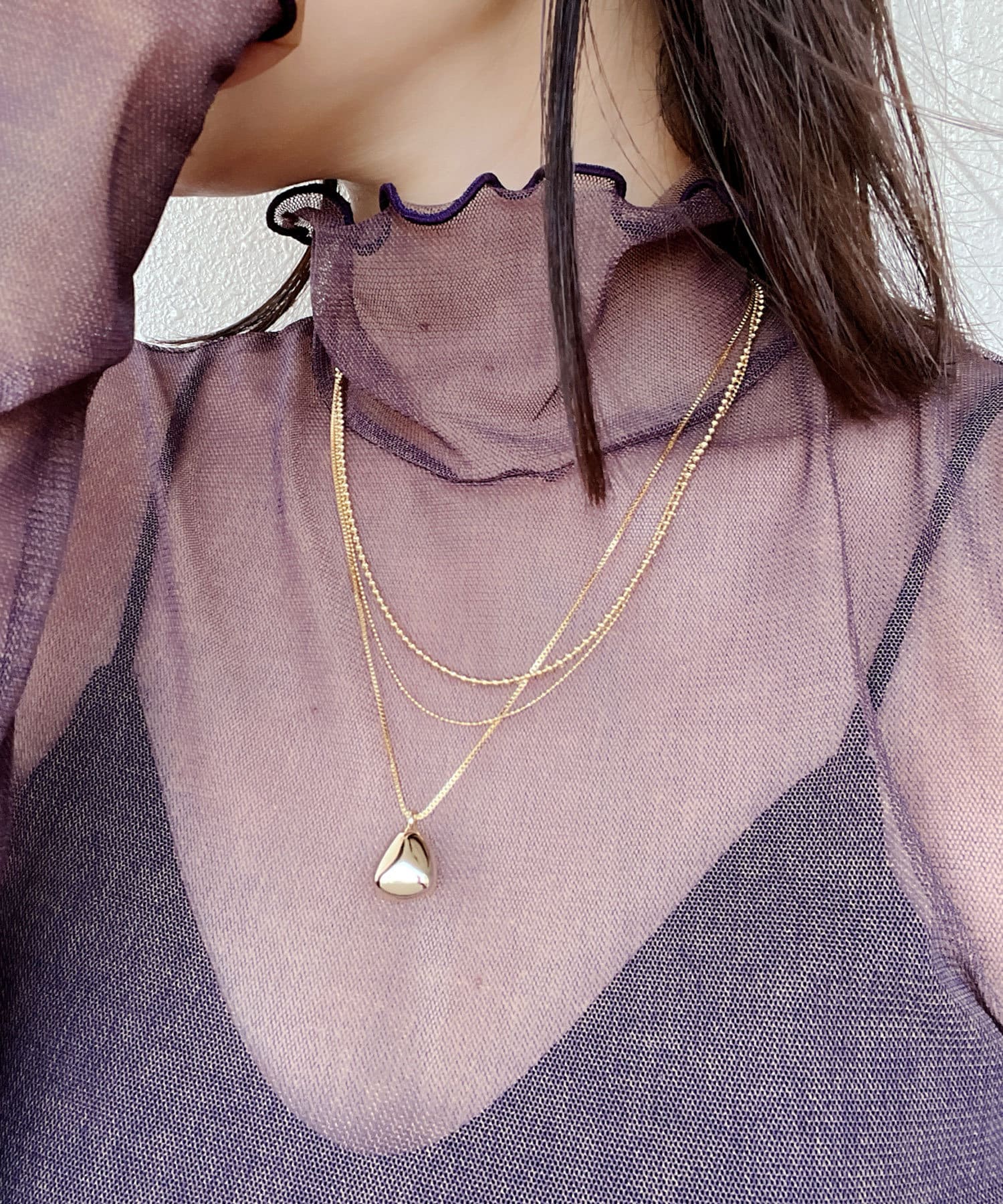 Lessignes 3連モチーフネックレス Lattice ラティス レディース Pal Closet パルクローゼット パルグループ公式ファッション通販サイト