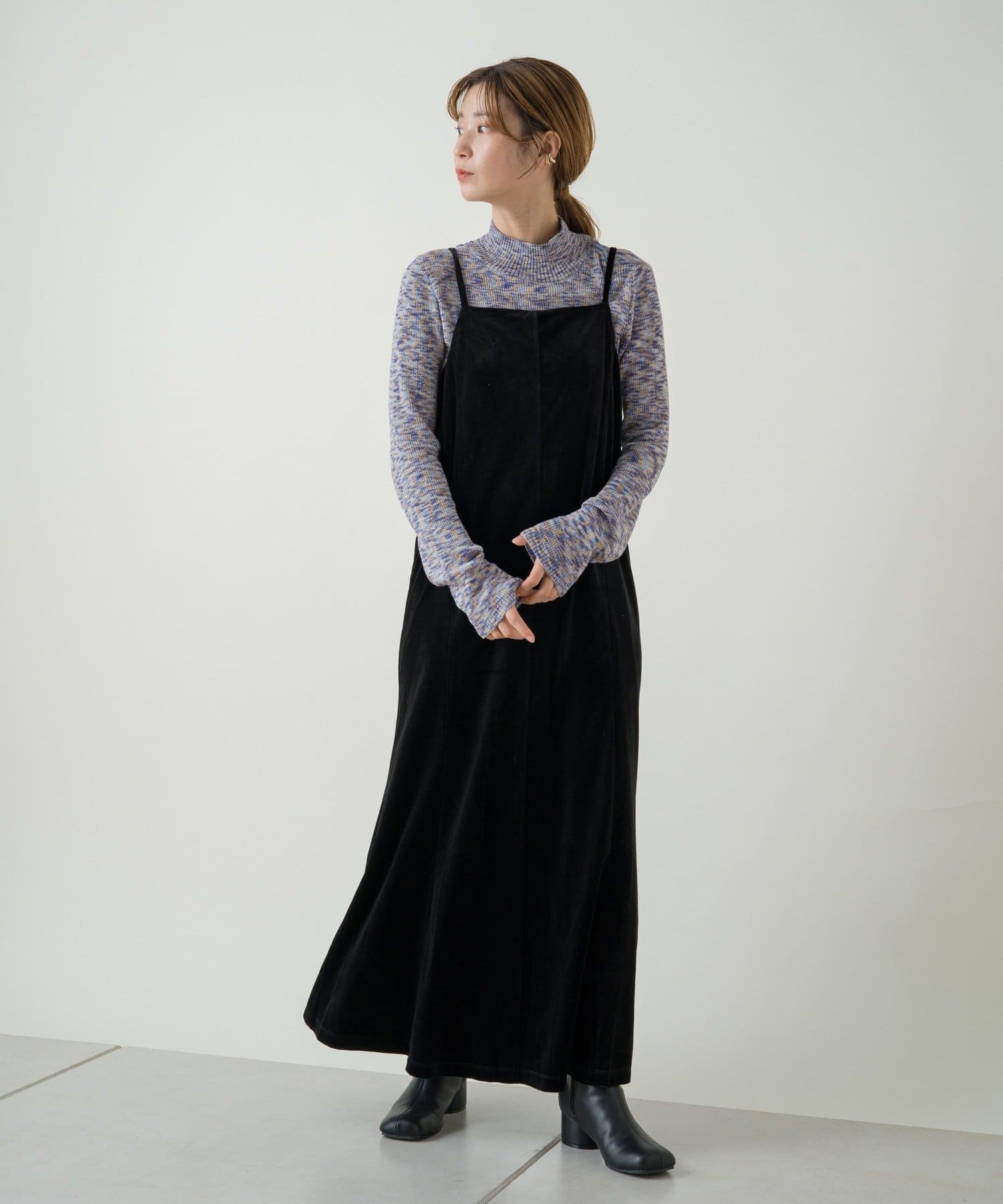 マルチウェイ カットベロアキャミワンピース Kastane カスタネ レディース Pal Closet パルクローゼット パルグループ公式ファッション通販サイト