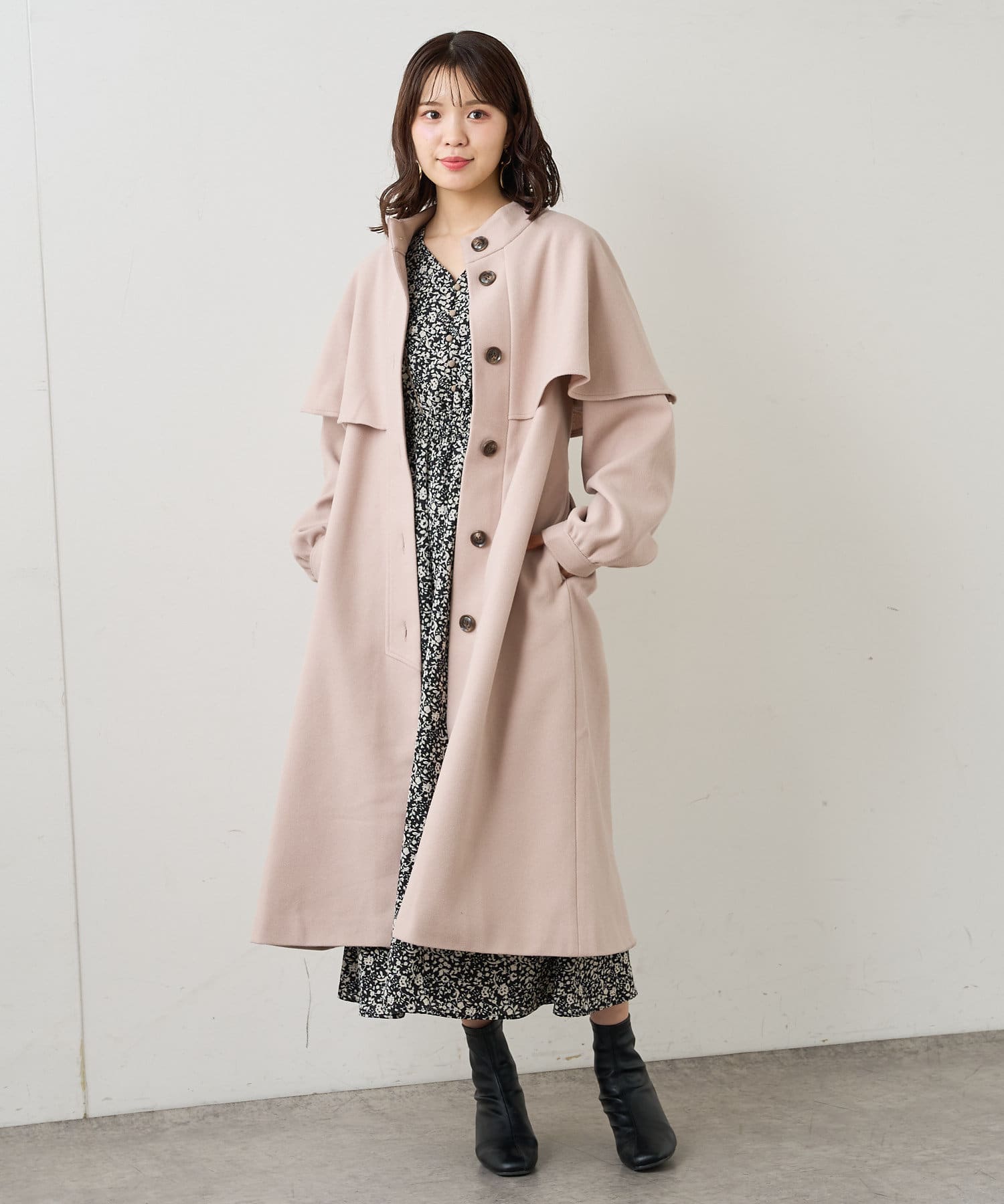 ケープ　ボア　コート k1320.jpg