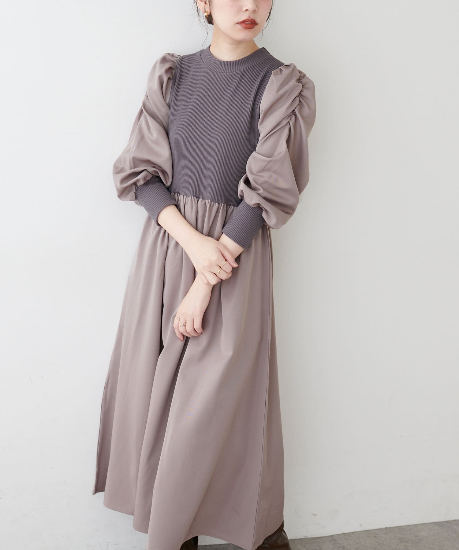 限定お値下げします！売り切り！！ MONCLER　　ドッキングワンピース MONCLER（モンクレール） 長袖ワンピース 8I00012 89A1K 999