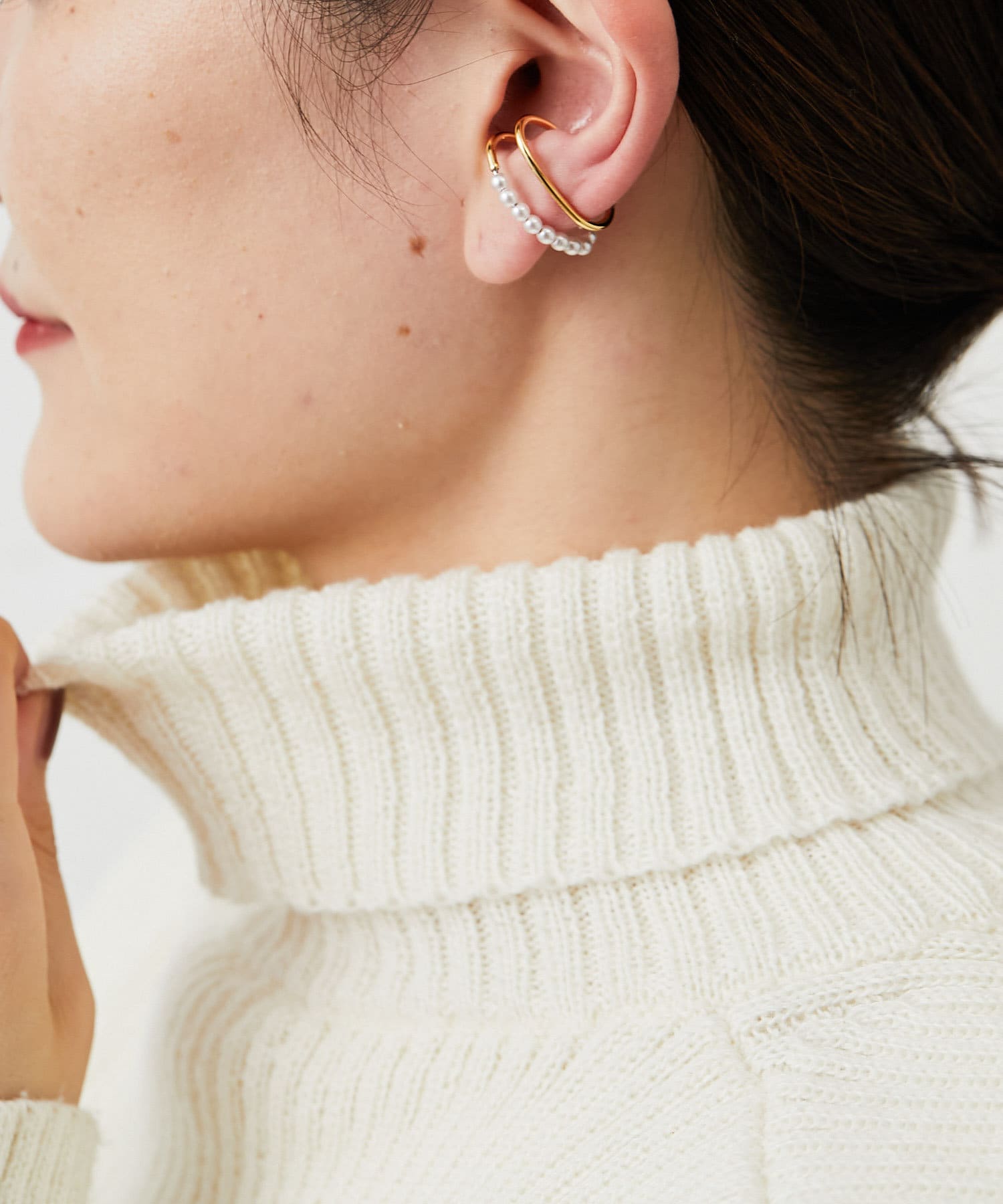 追加販売】ミニパールラインイヤーカフ | ear PAPILLONNER(イア ...