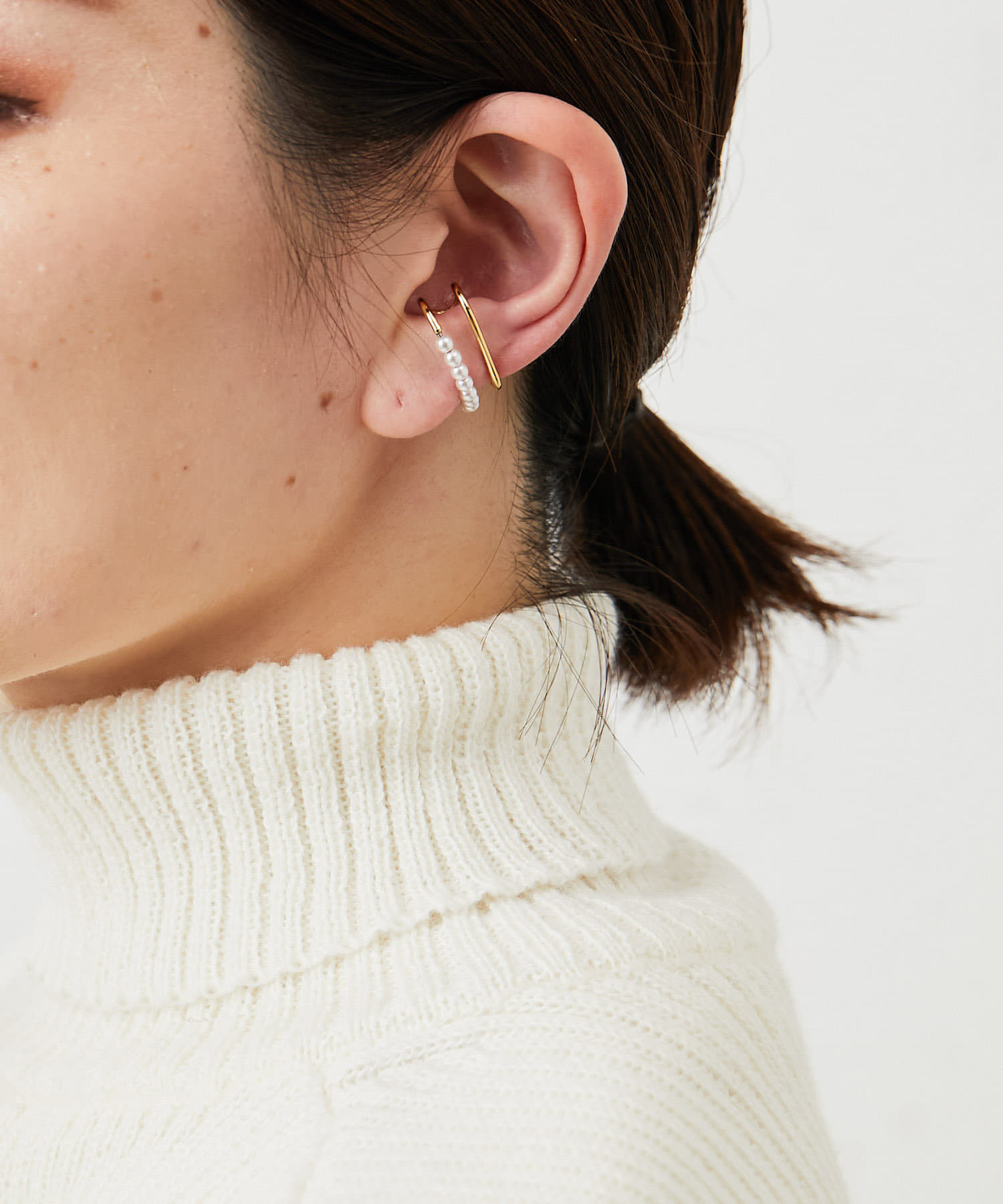 追加販売】ミニパールラインイヤーカフ | ear PAPILLONNER(イア ...