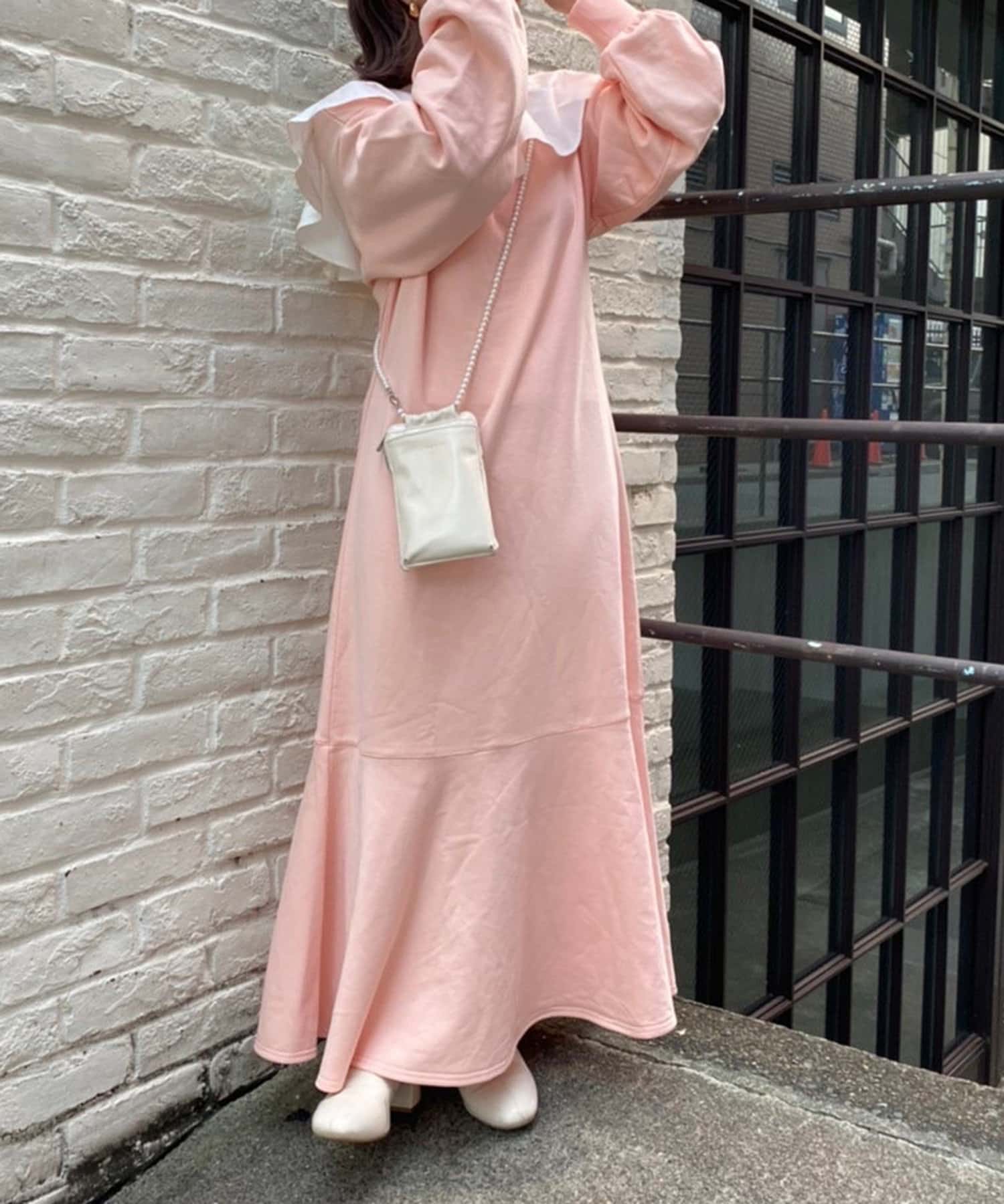襟付きマーメイドカットワンピース One After Another Nice Claup ワンアフターアナザー ナイスクラップ レディース Pal Closet パルクローゼット パルグループ公式ファッション通販サイト