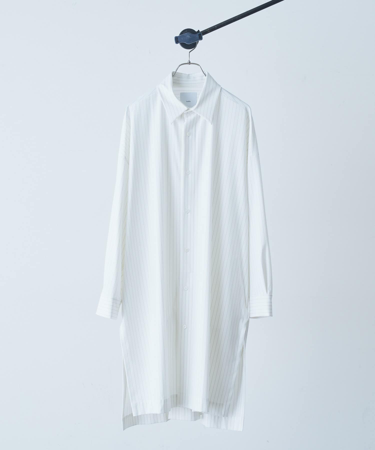 ストライプサイドスリット ビッグシルエット シャツコート Lui S ルイス メンズ Pal Closet パルクローゼット パルグループ公式ファッション通販サイト