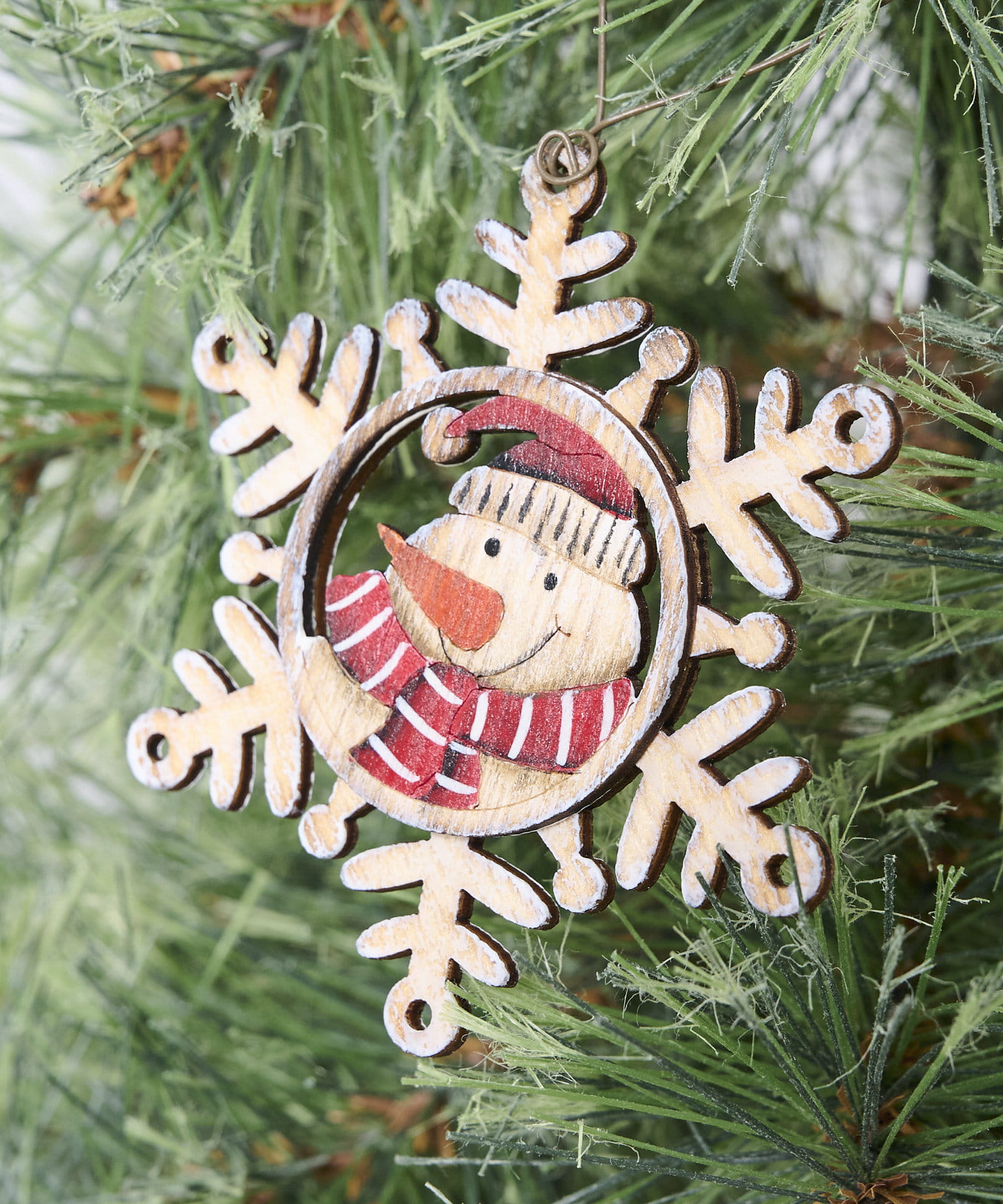 Marche De Noel Salut ウッドスノウフレークオーナメント Salut サリュ ライフスタイル Pal Closet パルクローゼット パルグループ公式ファッション通販サイト