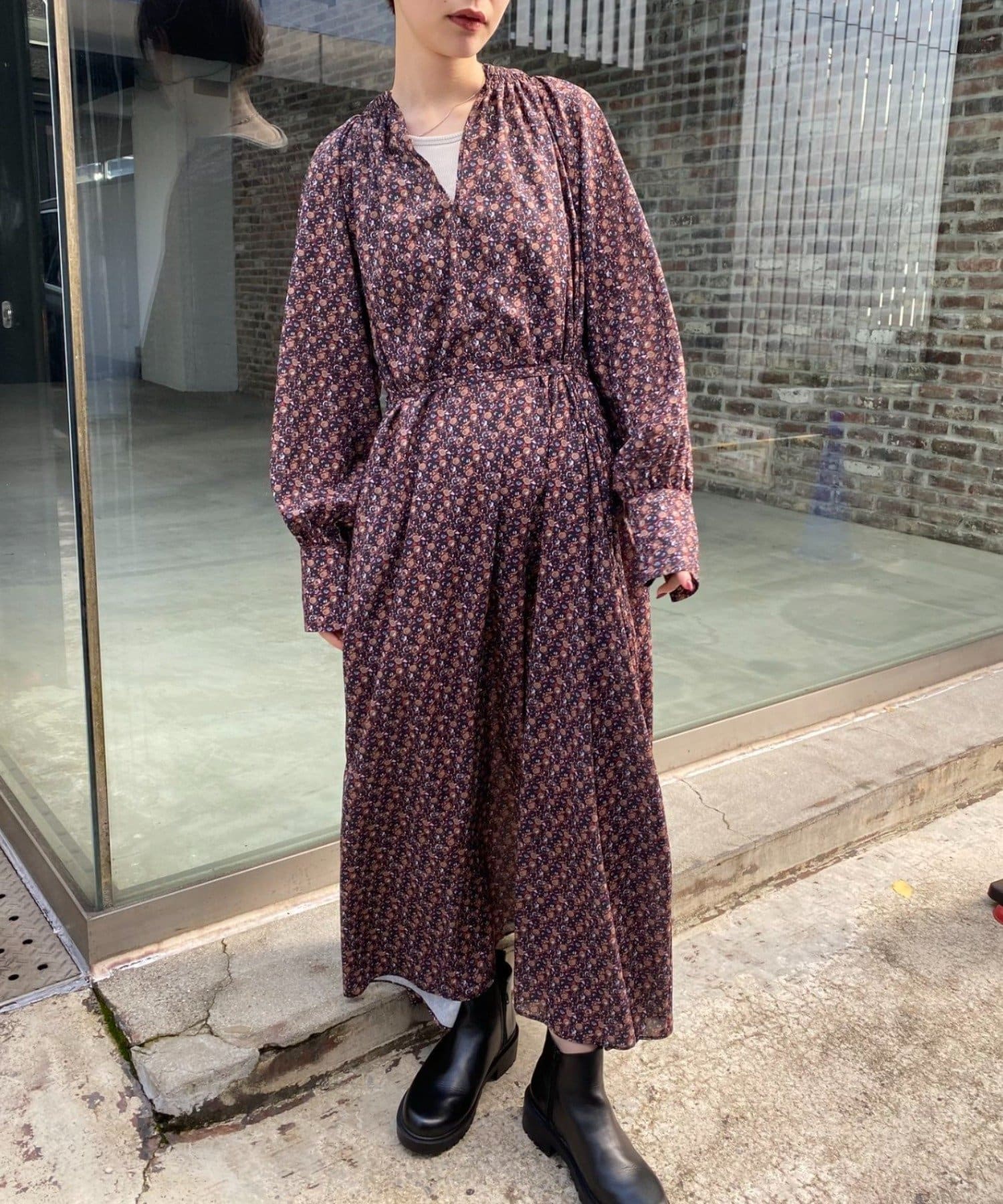 2way小花柄ギャザースモックワンピース Ciaopanic チャオパニック レディース Pal Closet パルクローゼット パルグループ公式ファッション通販サイト