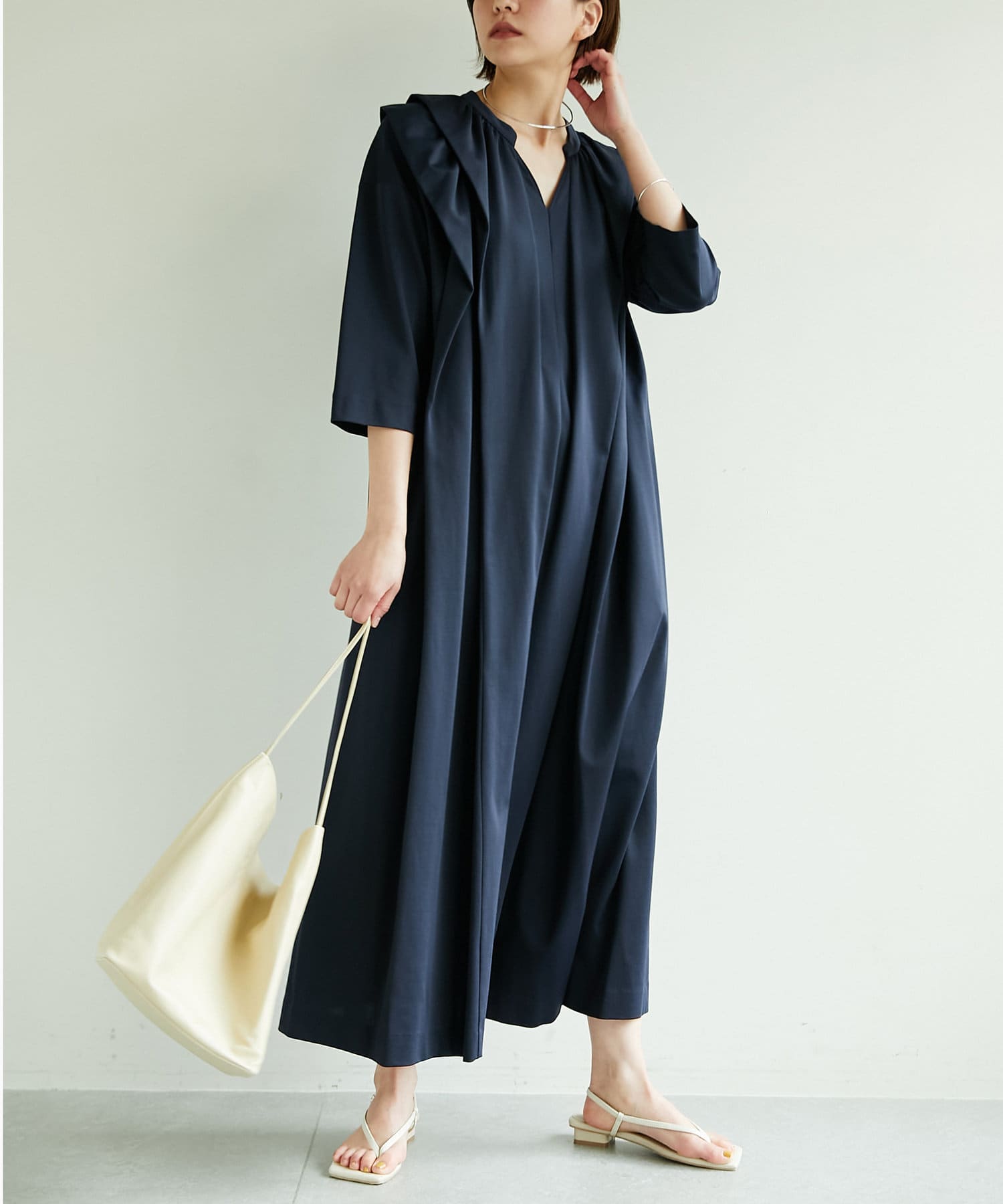 大人の上質 ガリャルダガランテ ワンピース リボンストラップ ワンピース