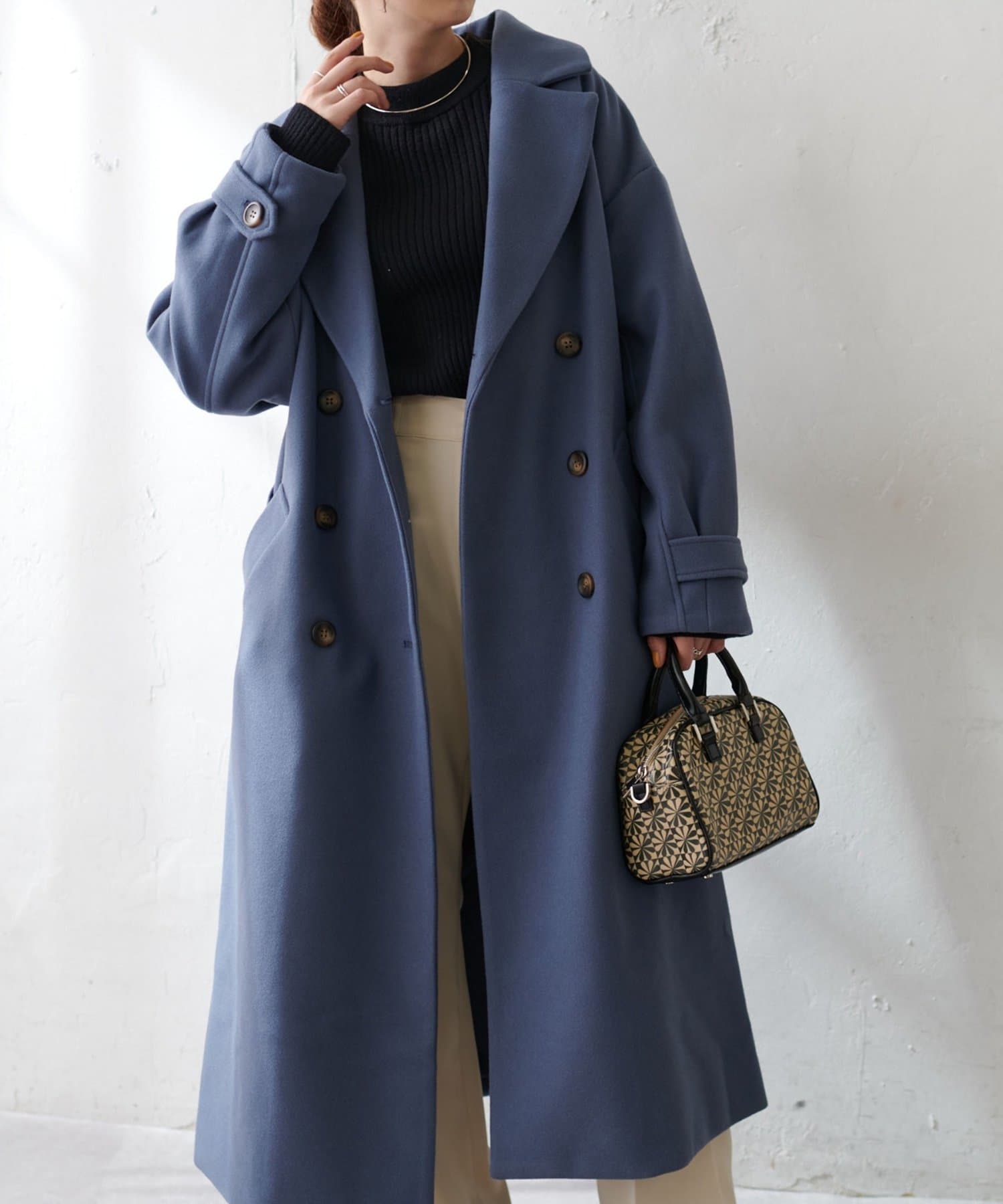 Web限定 ウールライクトレンチコート Discoat ディスコート レディース Pal Closet パルクローゼット パルグループ公式ファッション通販サイト