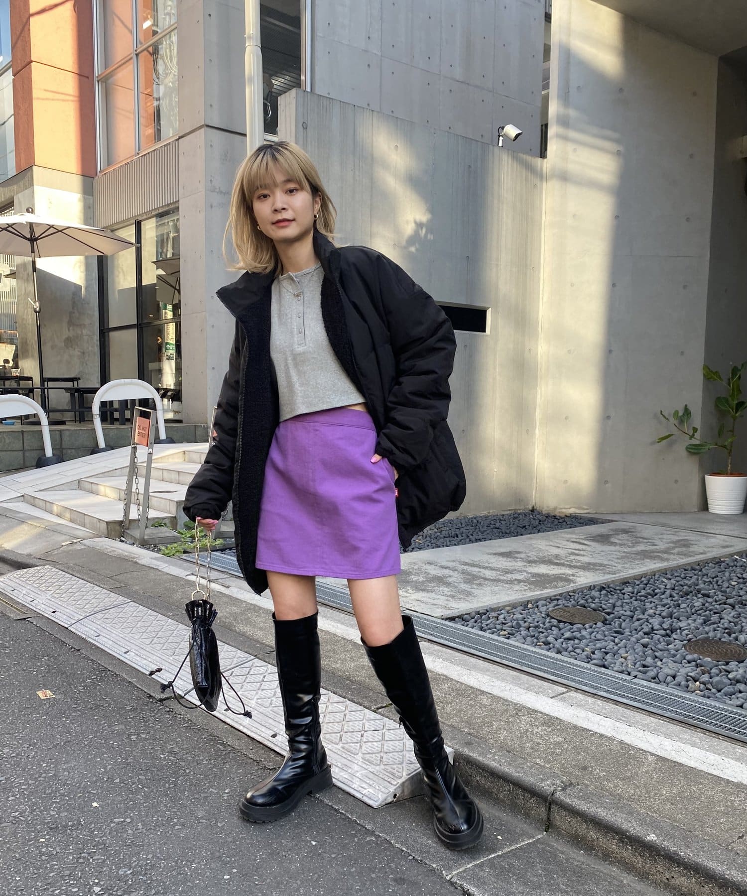 WHO’S WHO gallery(フーズフーギャラリー) PTNツイルミニスカート