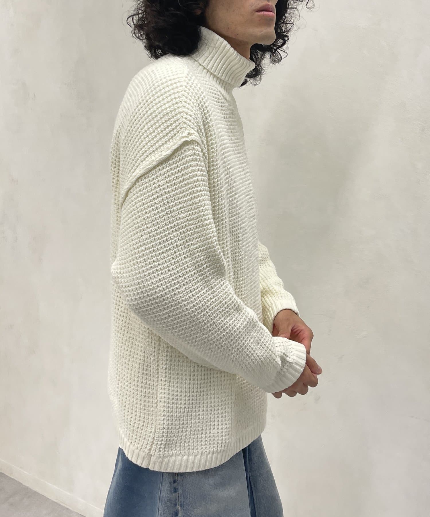 ワッフルタートルネックプルオーバー | CPCM(シーピーシーエム)メンズ ...