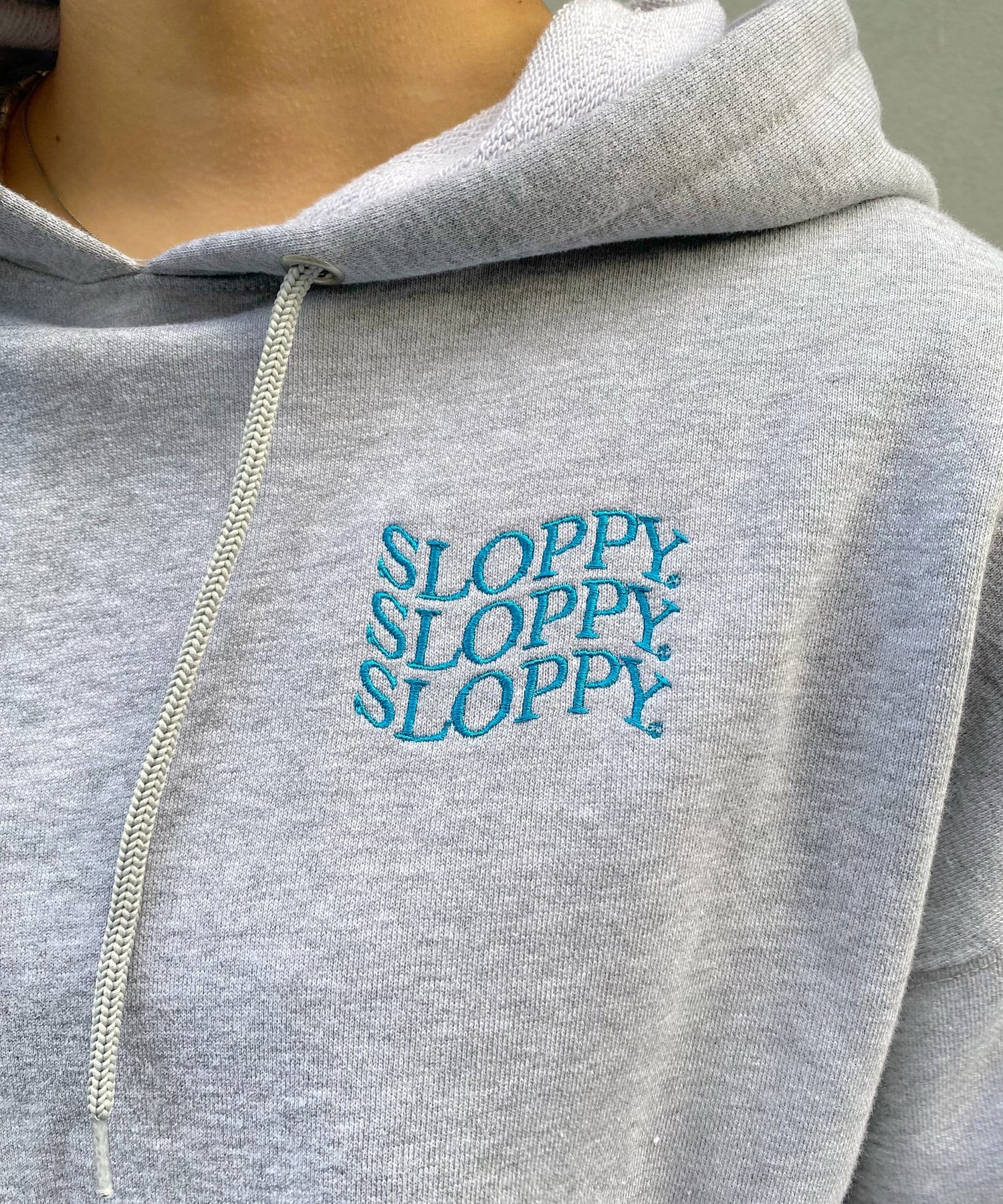 SLOPPY/スロッピー】ピグメントジップパーカー-