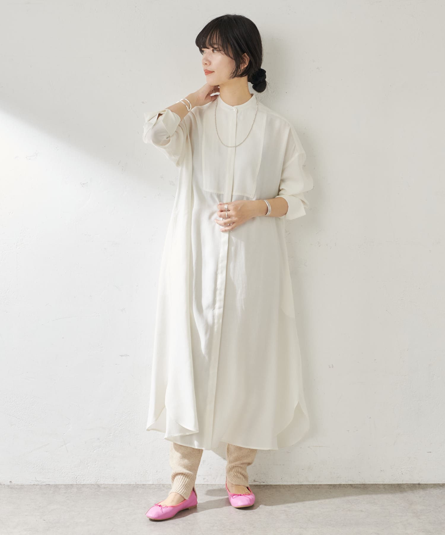 ヨーク切替ロングシャツワンピース Shenery シーナリー レディース Pal Closet パルクローゼット パルグループ公式ファッション通販サイト