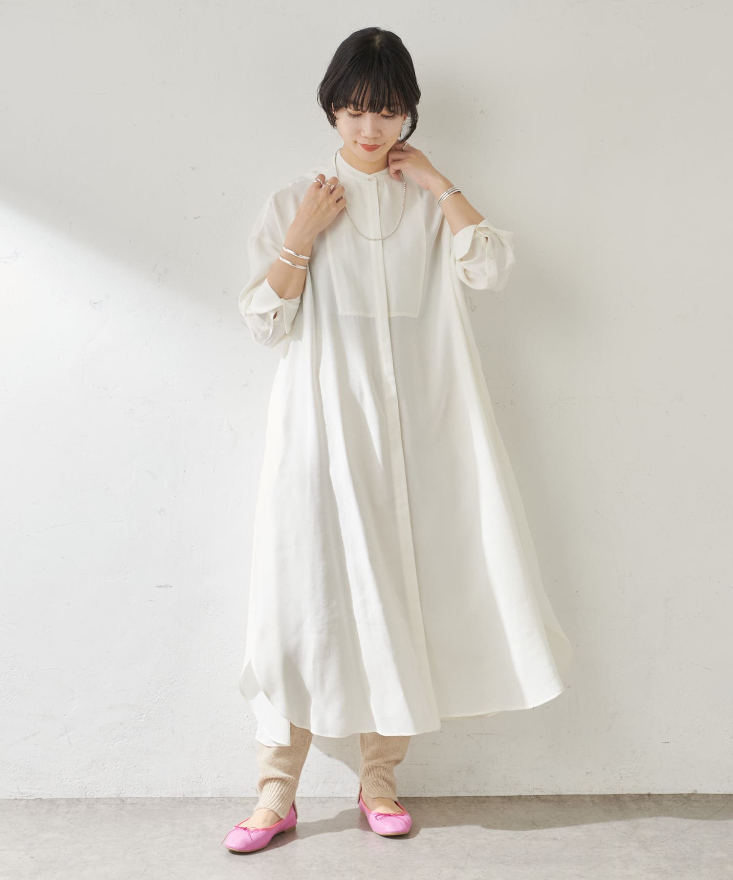 ヨーク切替ロングシャツワンピース Shenery シーナリー レディース Pal Closet パルクローゼット パルグループ公式ファッション通販サイト