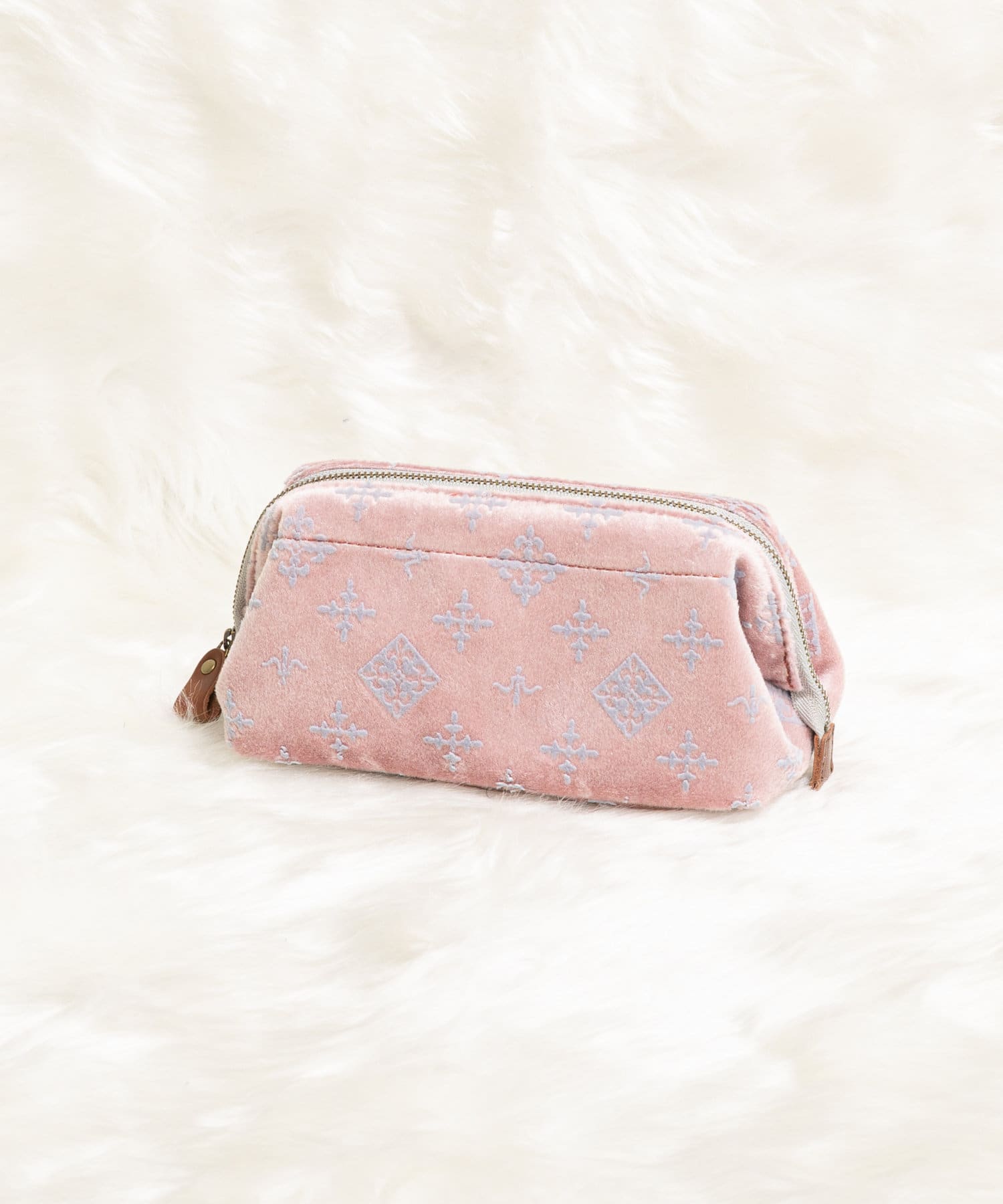 抗菌 制菌 防臭 ベロアフロッキー 口枠ポーチ 小 Daily Russet デイリー ラシット レディース Pal Closet パルクローゼット パルグループ公式ファッション通販サイト