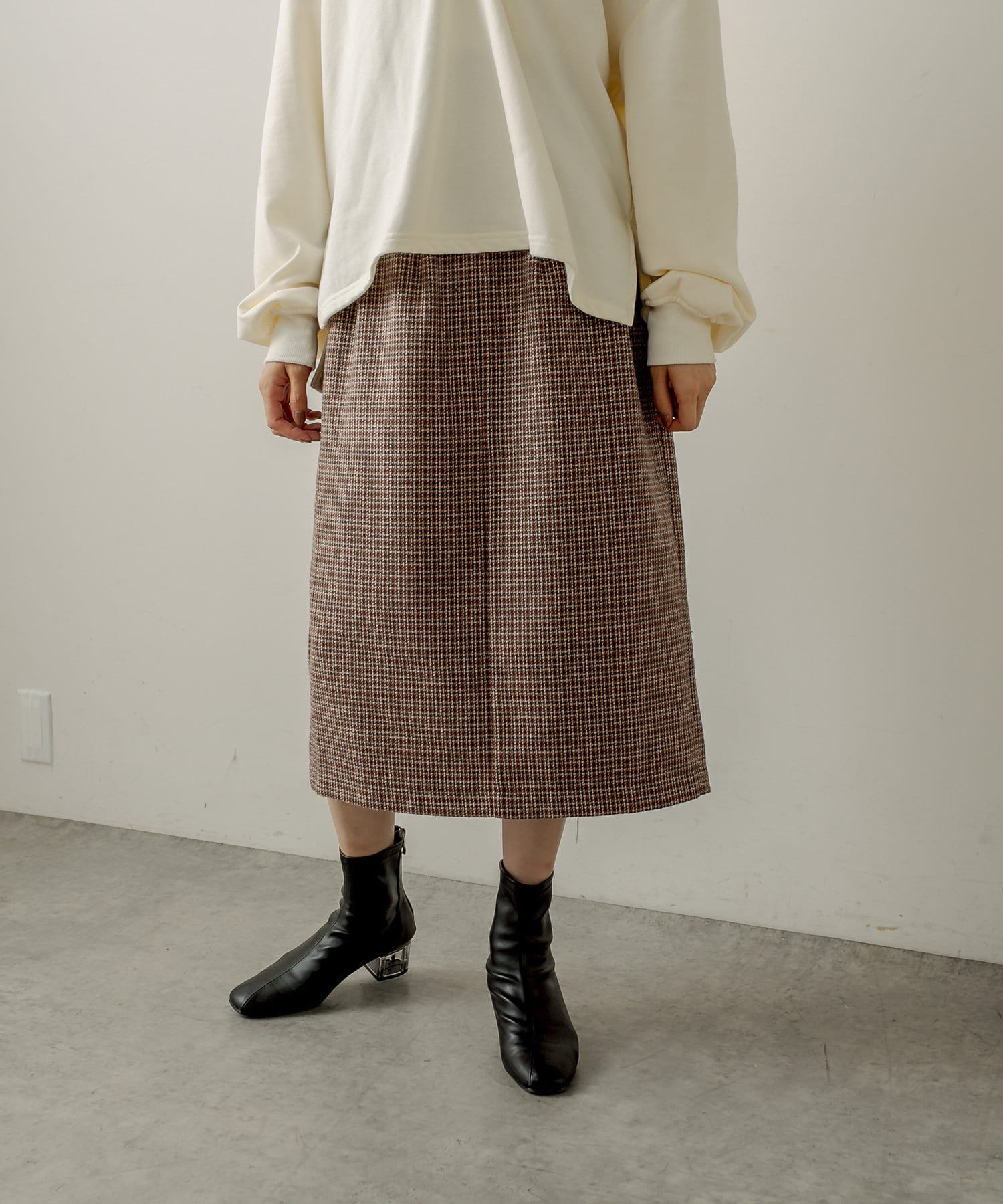 NICE CLAUP / OLIVE des OLIVE OUTLET(ナイスクラップ  / オリーブ デ オリーブ アウトレット) ガンクラブチェックＳＫ