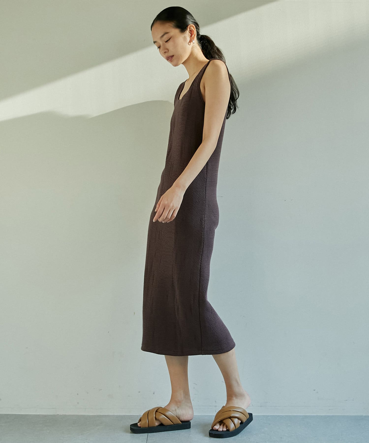 Inscrire ニットタンクトップドレス Gallardagalante ガリャルダガランテ レディース Pal Closet パルクローゼット パルグループ公式ファッション通販サイト