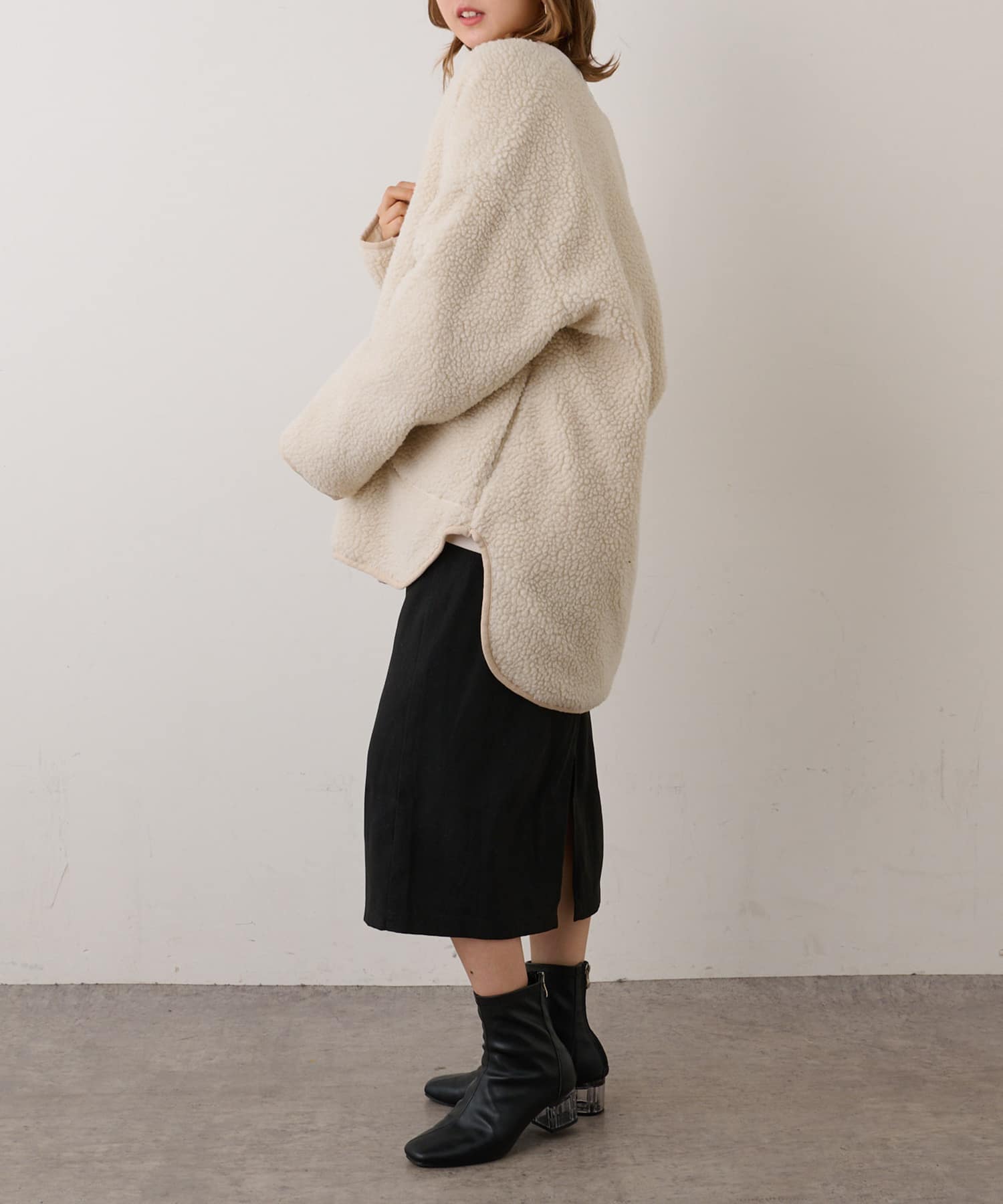 パイピングボアジャケット | NICE CLAUP / OLIVE des OLIVE OUTLET 