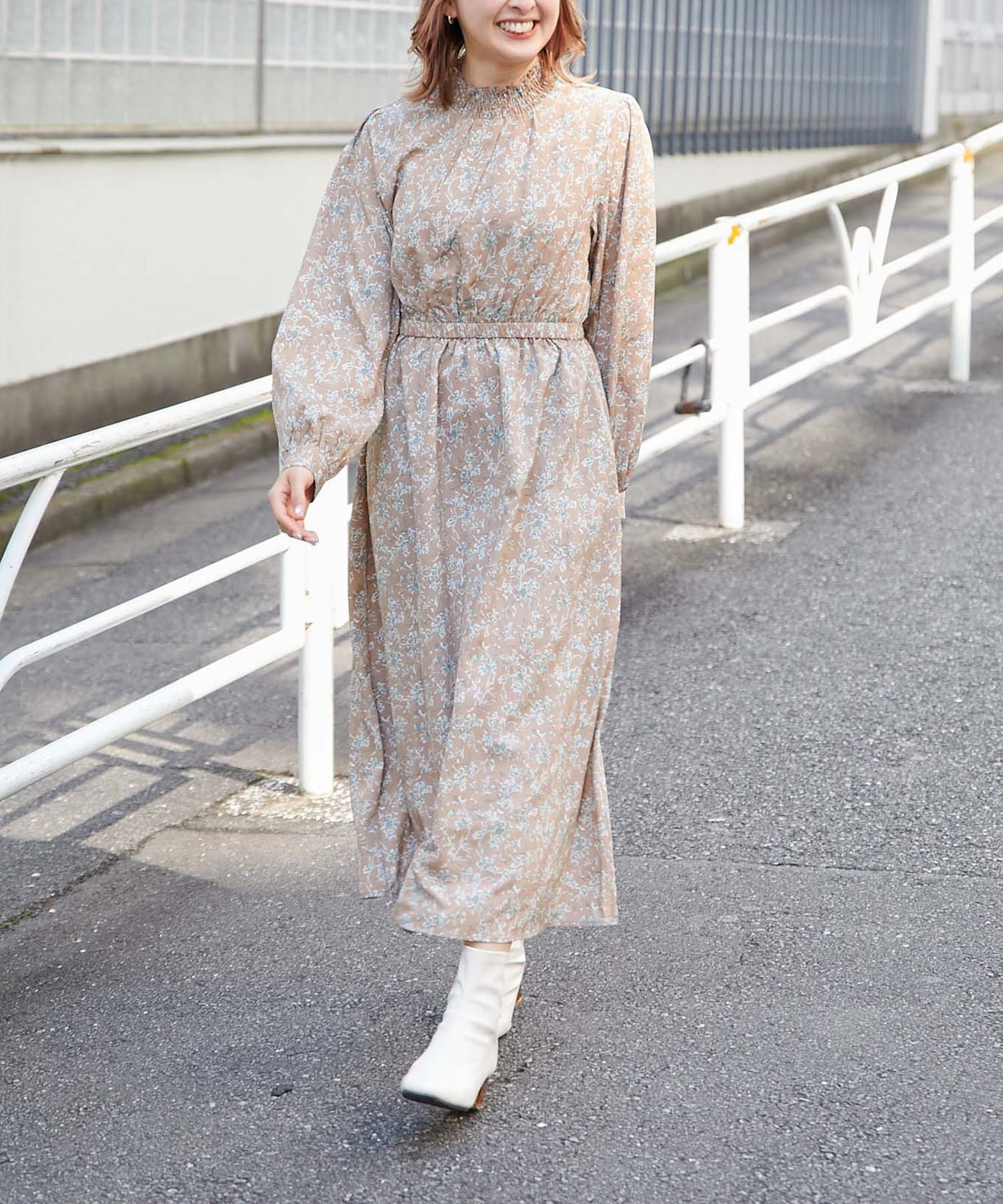 花柄ワンピース Nice Claup Outlet ナイスクラップ アウトレット レディース Pal Closet パルクローゼット パルグループ公式ファッション通販サイト