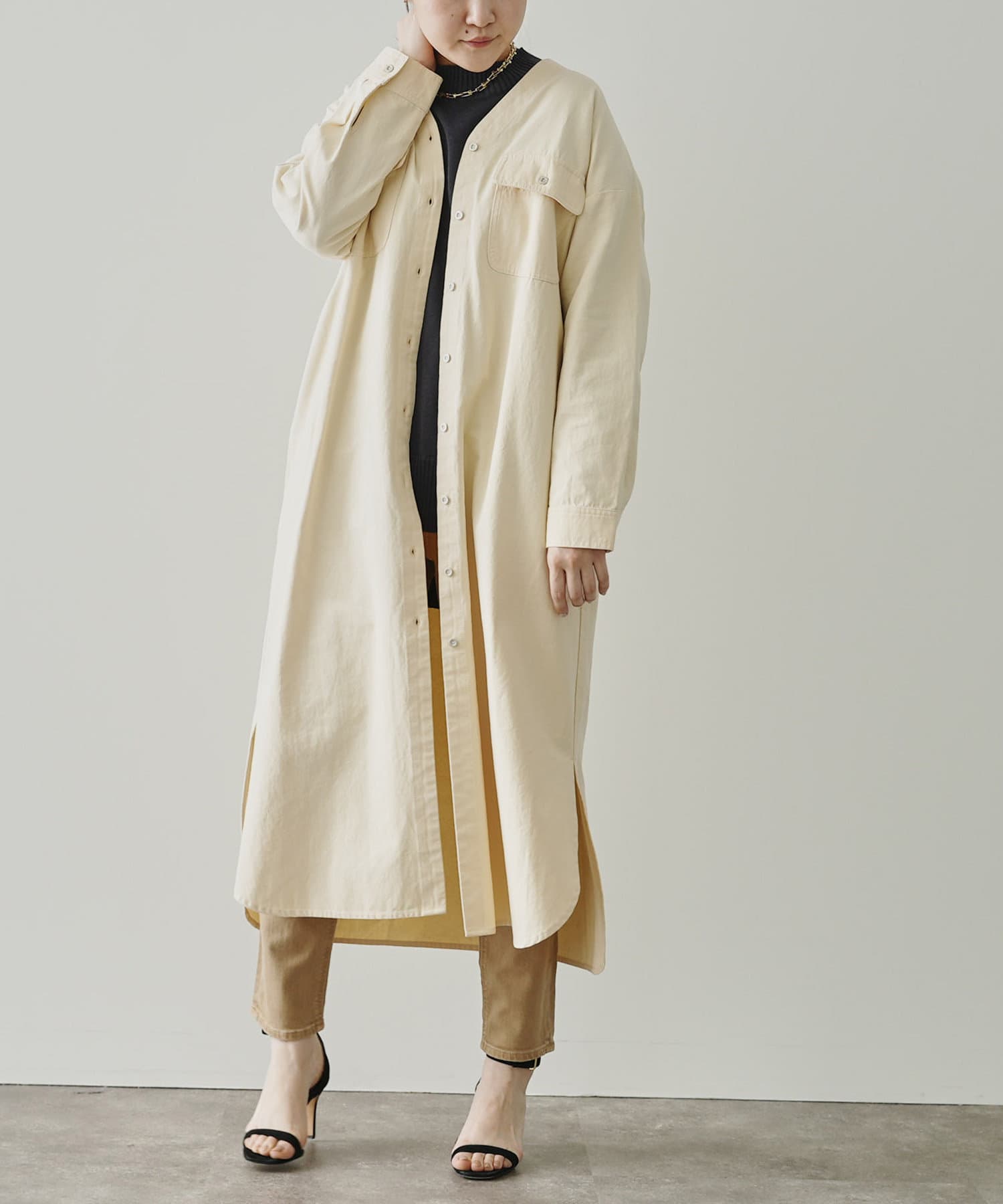 ダブルvポケットワンピース Jena Espace Merveilleux ジェナ エスパスメルヴェイユ レディース Pal Closet パルクローゼット パルグループ公式ファッション通販サイト