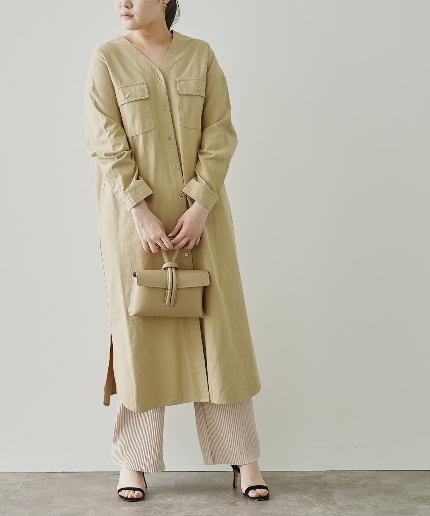 ダブルvポケットワンピース Jena Espace Merveilleux ジェナ エスパスメルヴェイユ レディース Pal Closet パルクローゼット パルグループ公式ファッション通販サイト
