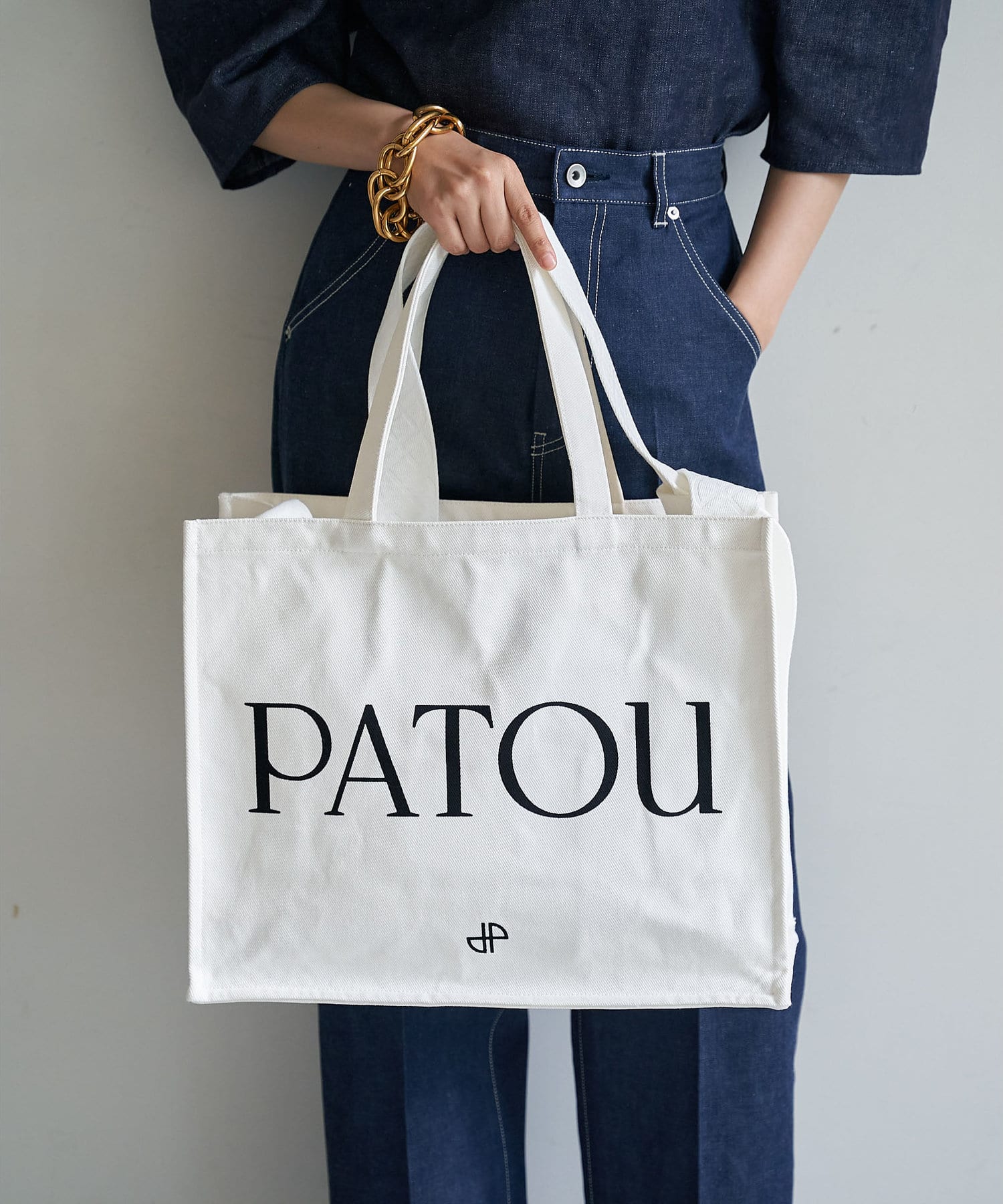 PATOU レタリング LOGO MINI TOTE BAG/ショルダーバッグ | unimac.az