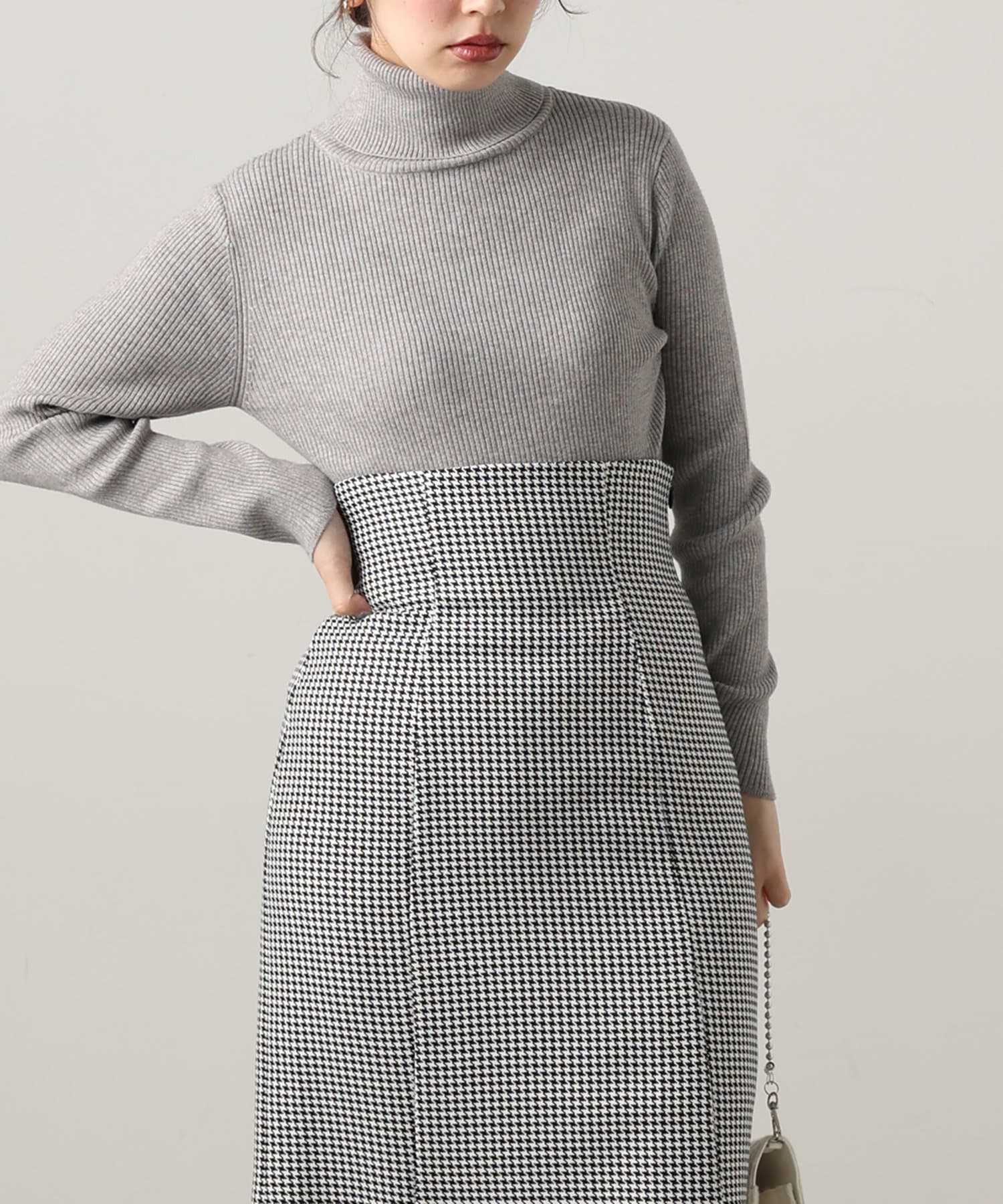 natural couture(ナチュラルクチュール) 【大好評リバイバルアイテム】もちもちベーシックリブタートル