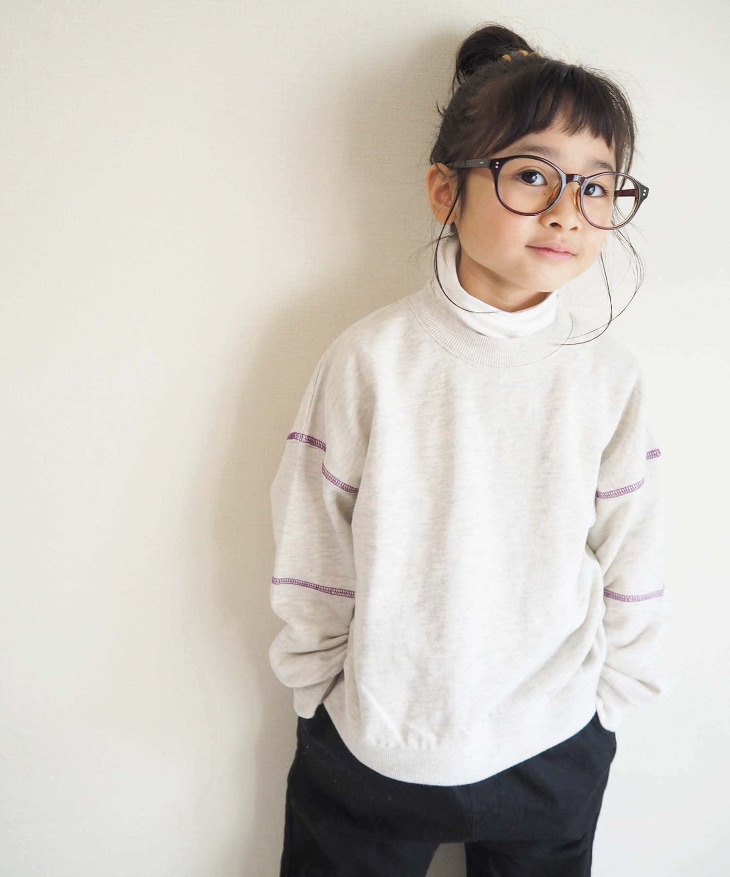 Kids 配色ステッチスウェットプルオーバー Ciaopanic Typy チャオパニックティピー キッズ Pal Closet パルクローゼット パルグループ公式ファッション通販サイト