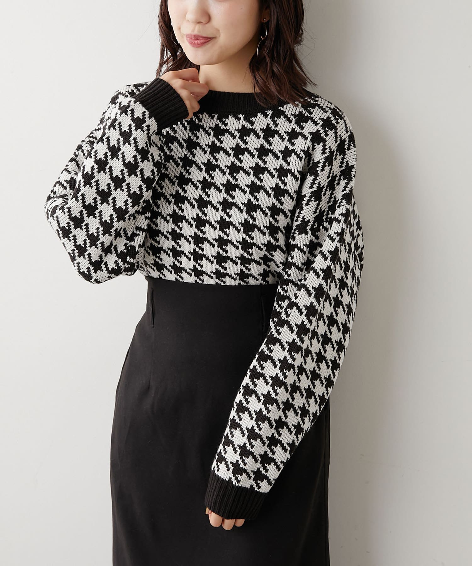 千鳥柄PO | NICE CLAUP / OLIVE des OLIVE OUTLET(ナイスクラップ