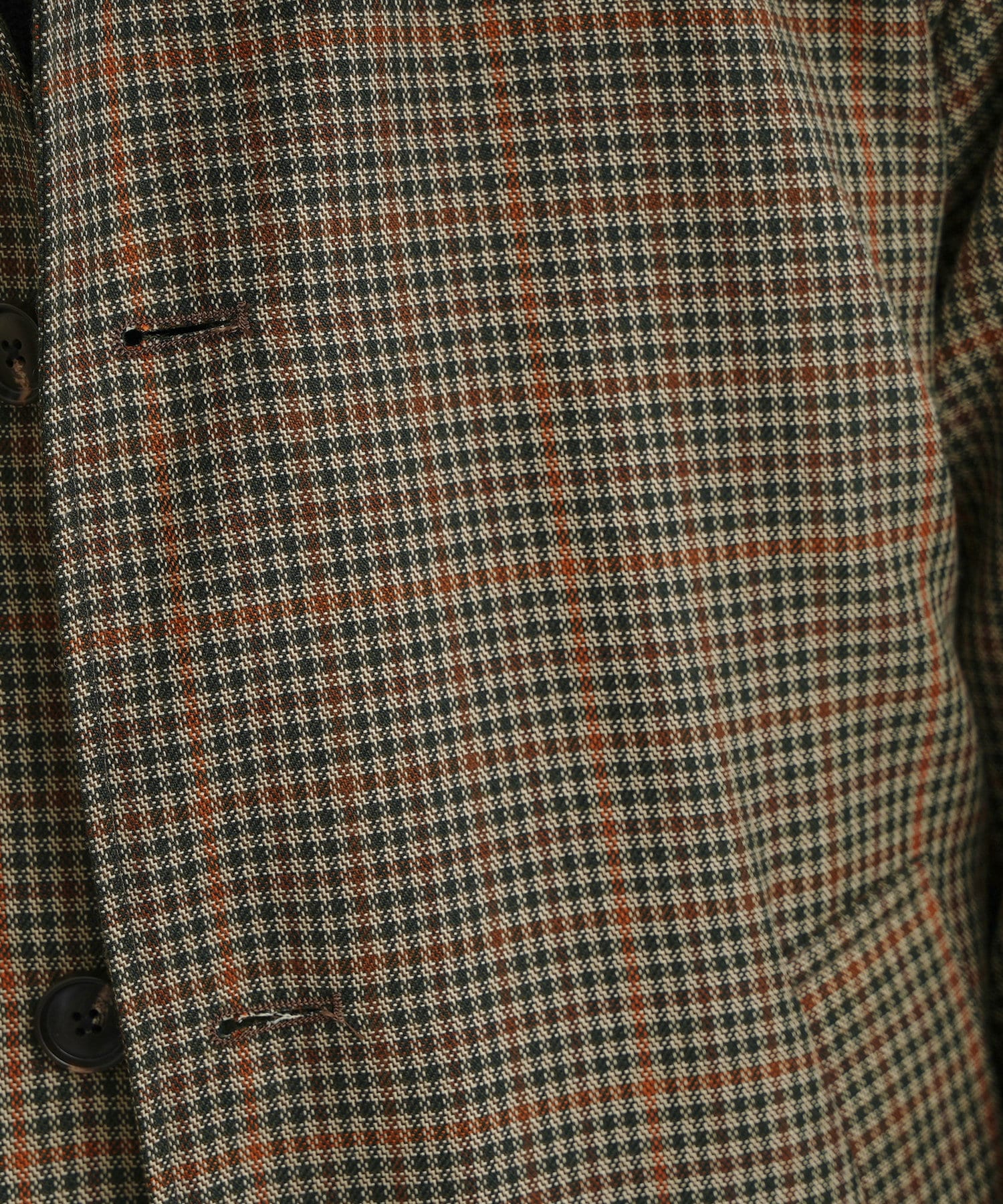 CPCM(シーピーシーエム) 襟配色チェックステンカラーコート
