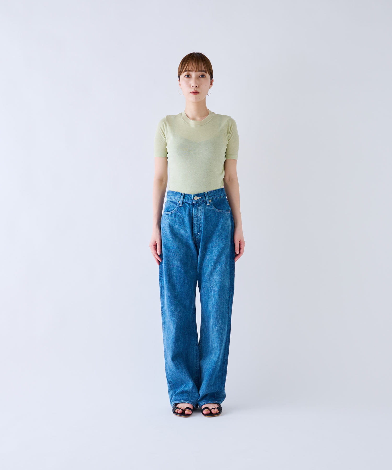 AURALEE / LIGHT DENIM WIDE PANTS | BLOOM&BRANCH(ブルームアンド