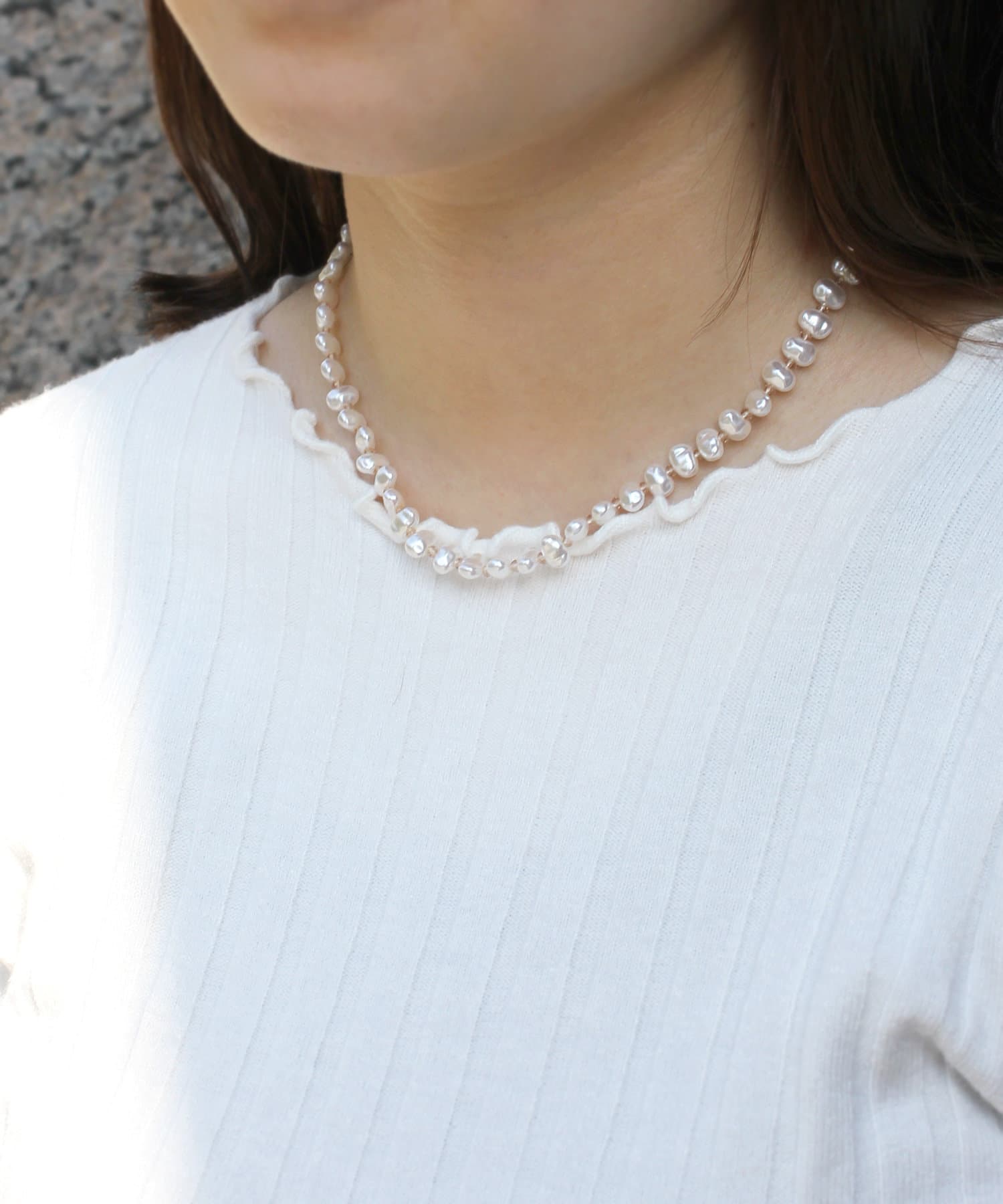 淡水パール風ネックレス Lattice ラティス レディース Pal Closet パルクローゼット パルグループ公式ファッション通販サイト