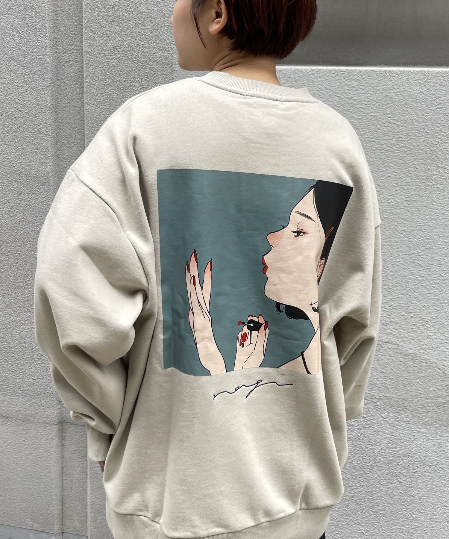 イラストレーターコラボ商品 凪 なぎ 裏毛スウェット Cpcm シーピーシーエム メンズ Pal Closet パルクローゼット パルグループ公式ファッション通販サイト