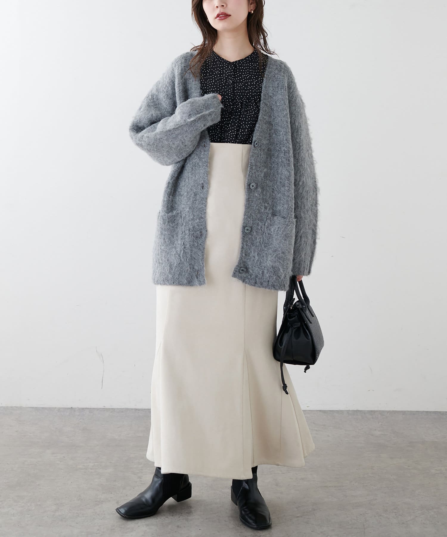 natural couture(ナチュラルクチュール) 【WEB限定カラー有り】ヨーク×ギャザーデザイン2WAYブラウス