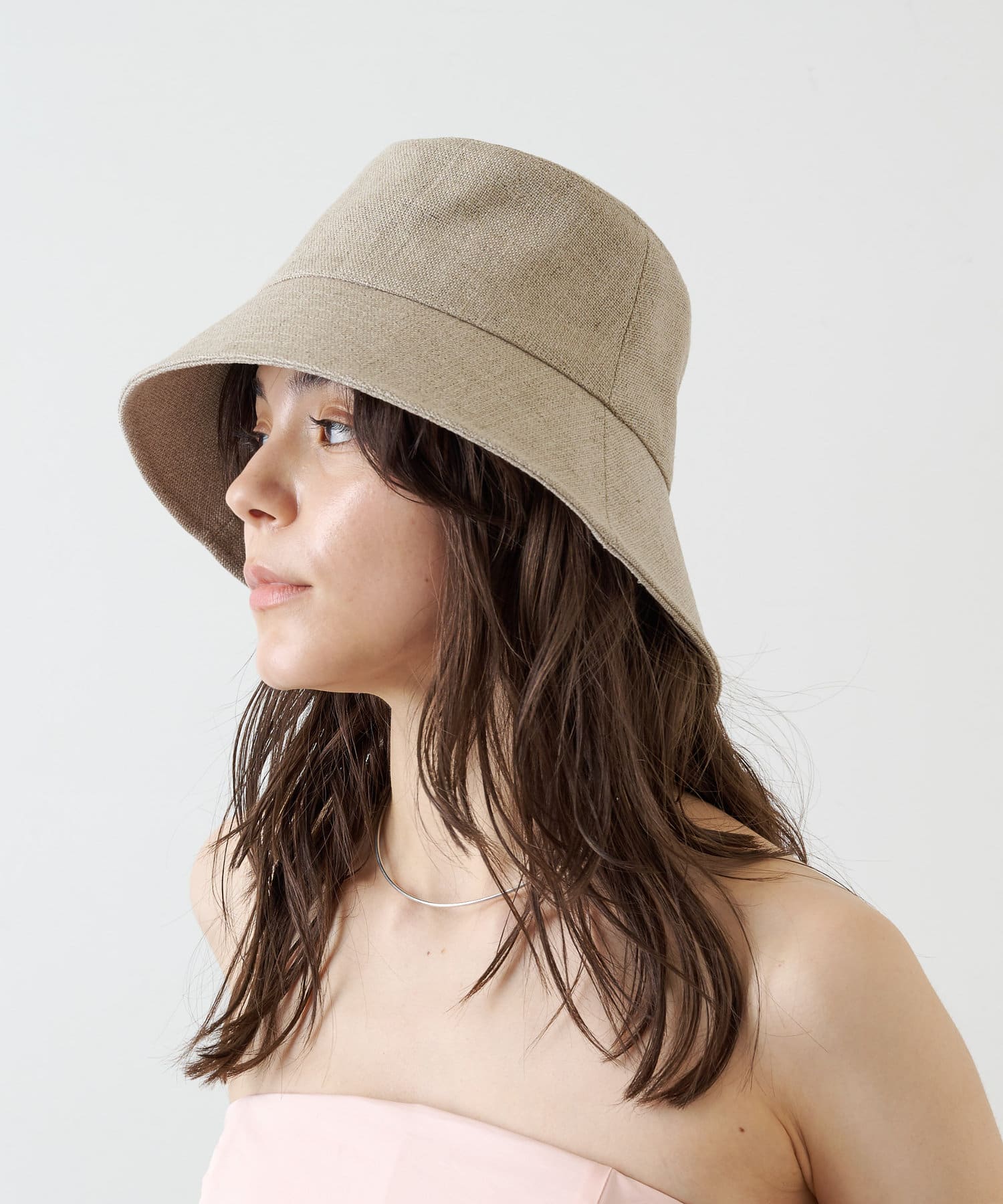 ラメゾンドリリス lamaisondelyllis linen pot hat - 帽子