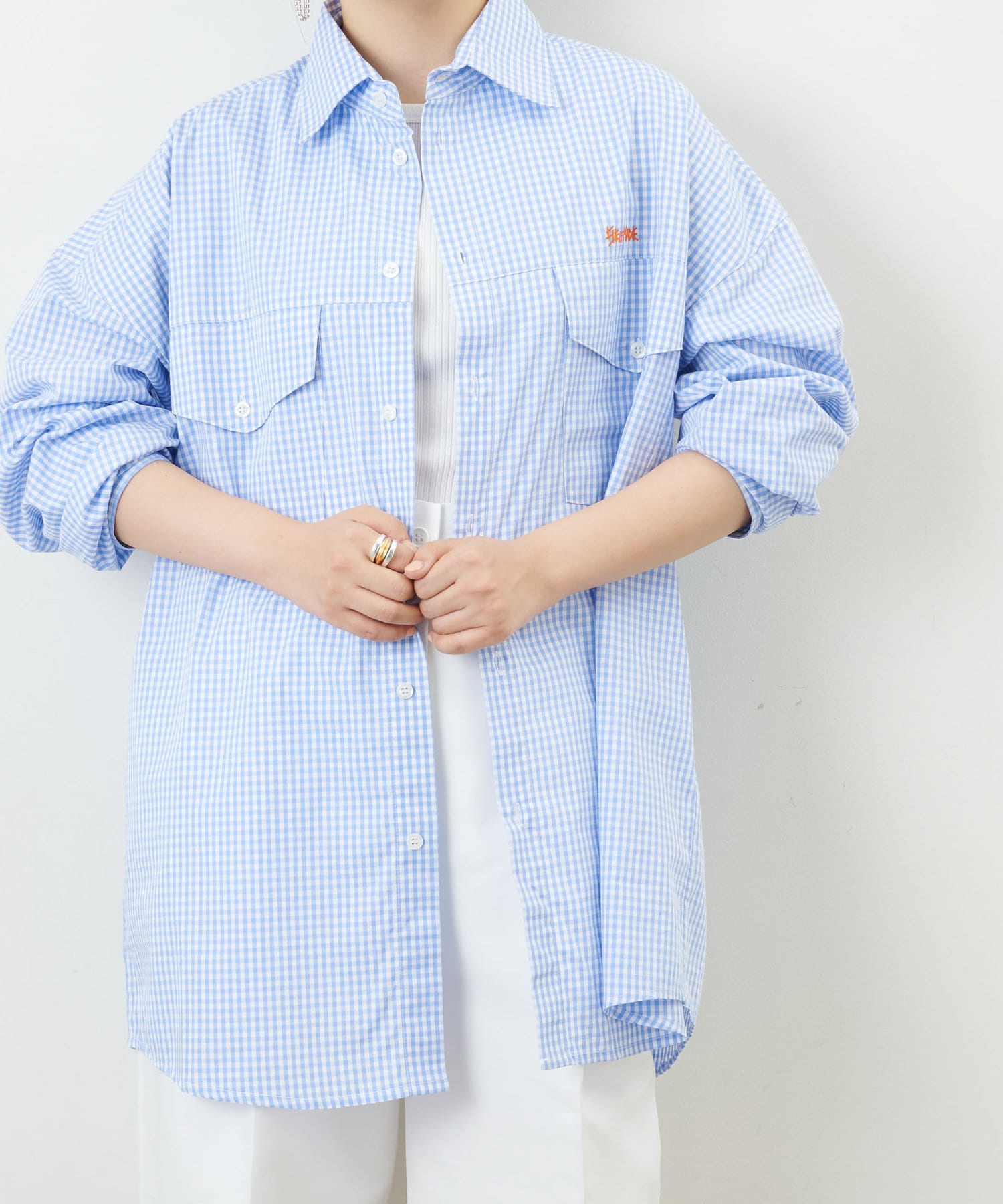 Whim Gazette チェック柄 長袖シャツ SELF MADE】別注チェックシャツ | Whim Gazette(ウィム ガゼット