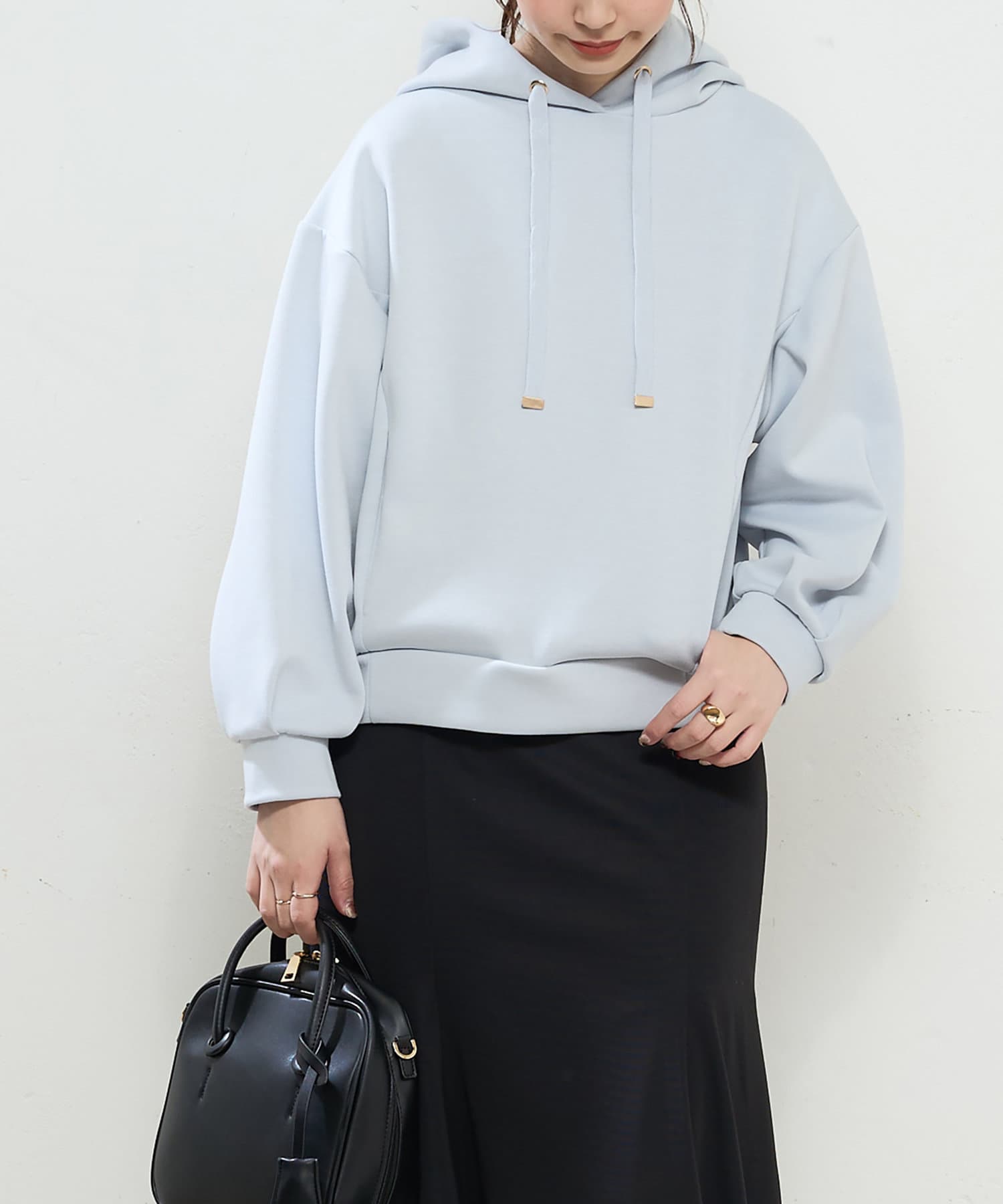 natural couture(ナチュラルクチュール) ふわもちラテパーカー