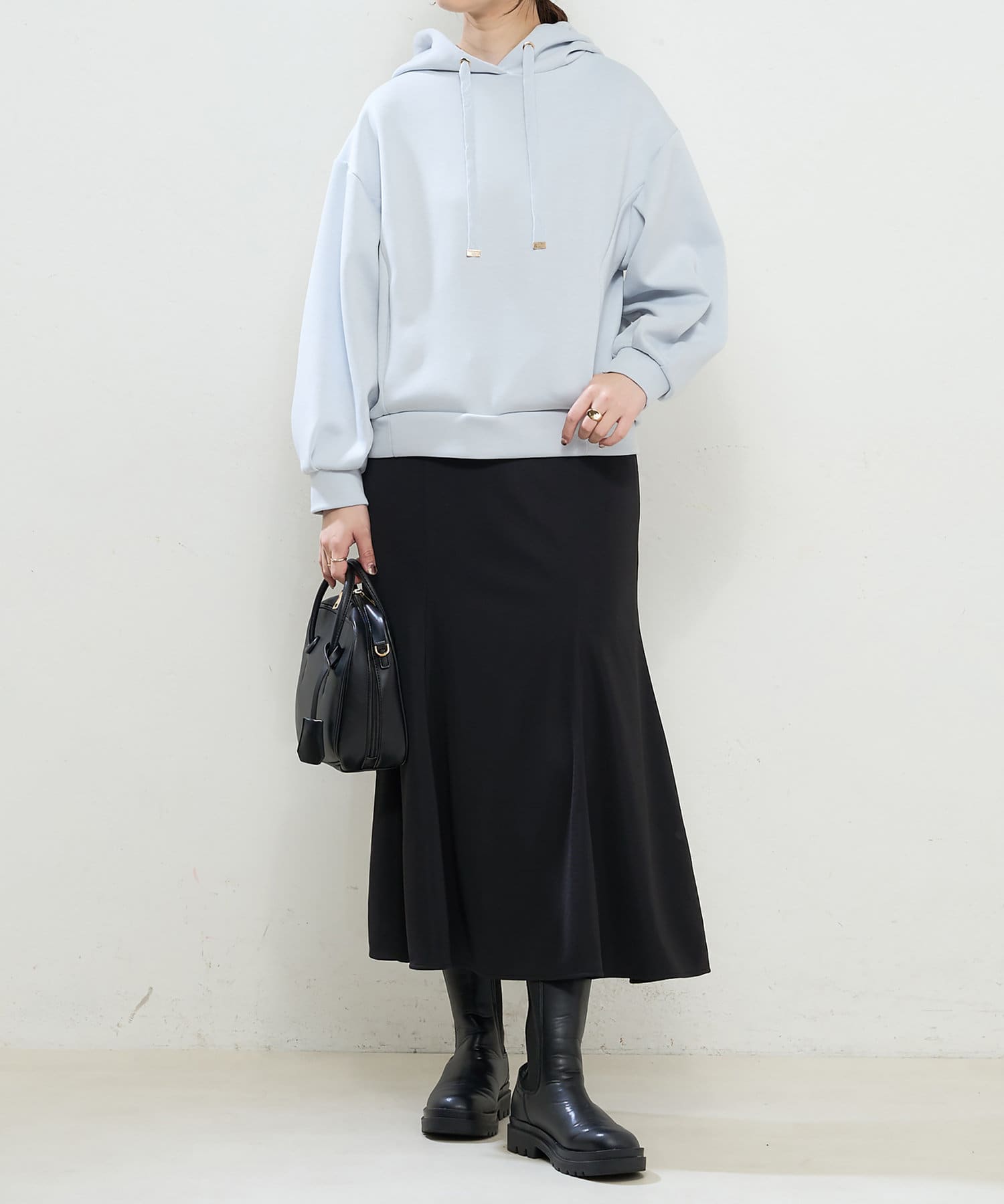 natural couture(ナチュラルクチュール) ふわもちラテパーカー