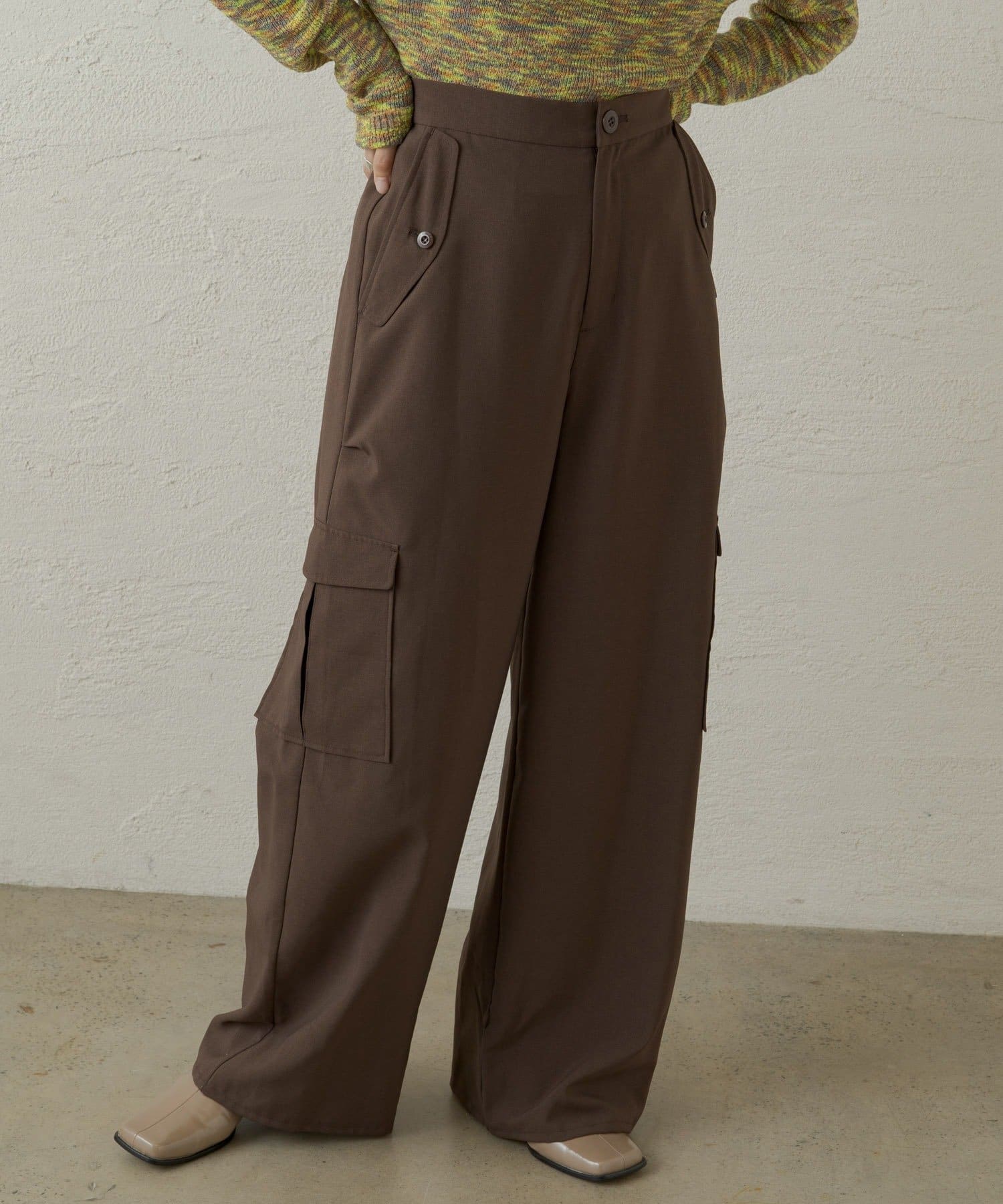 OUTLET(アウトレット) 【Kastane】イアンクルテープカーゴパンツ