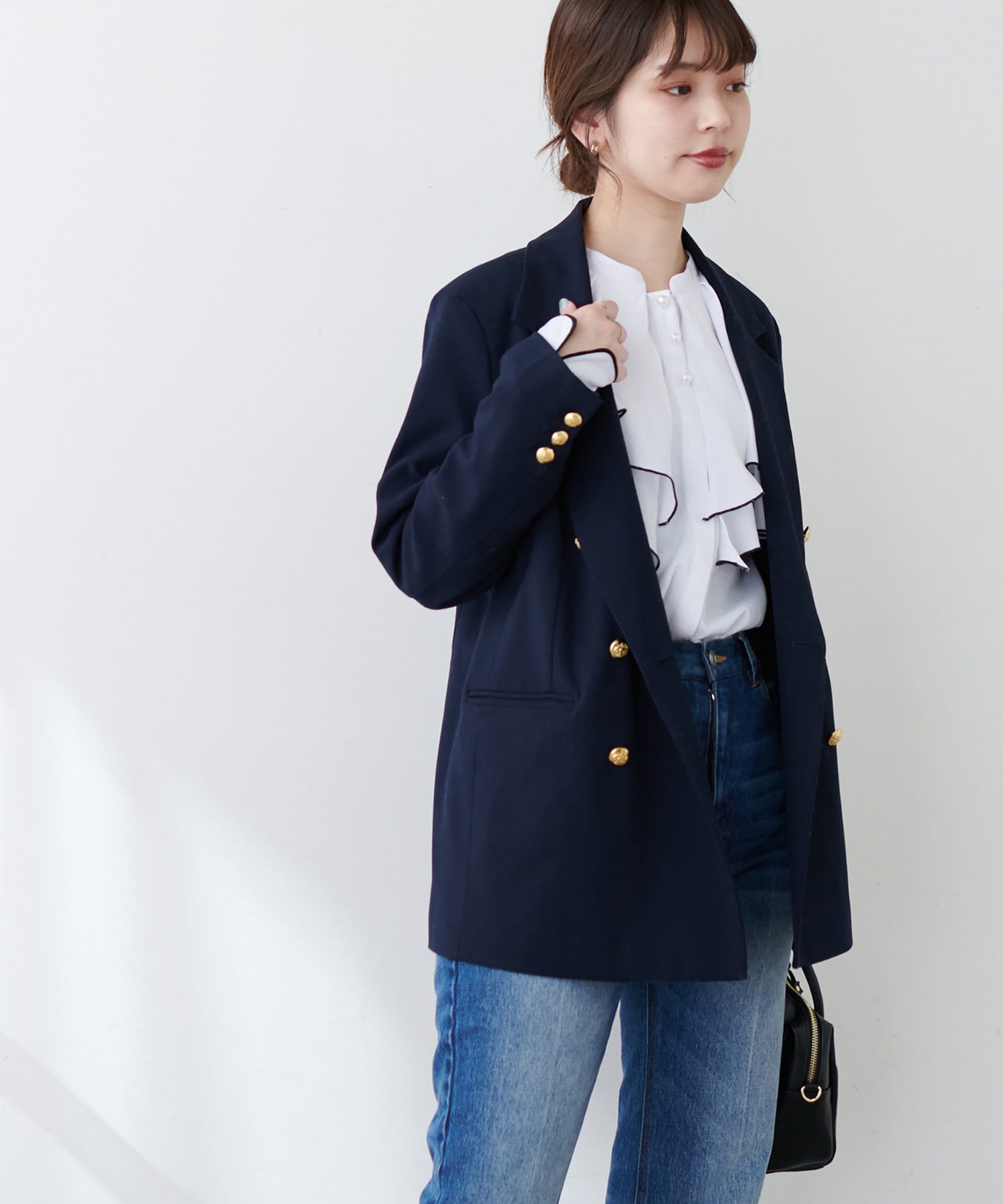 WEB限定カラー有り】パール釦ボリュームケープブラウス natural couture(ナチュラルクチュール)レディース PAL  CLOSET(パルクローゼット) パルグループ公式ファッション通販サイト