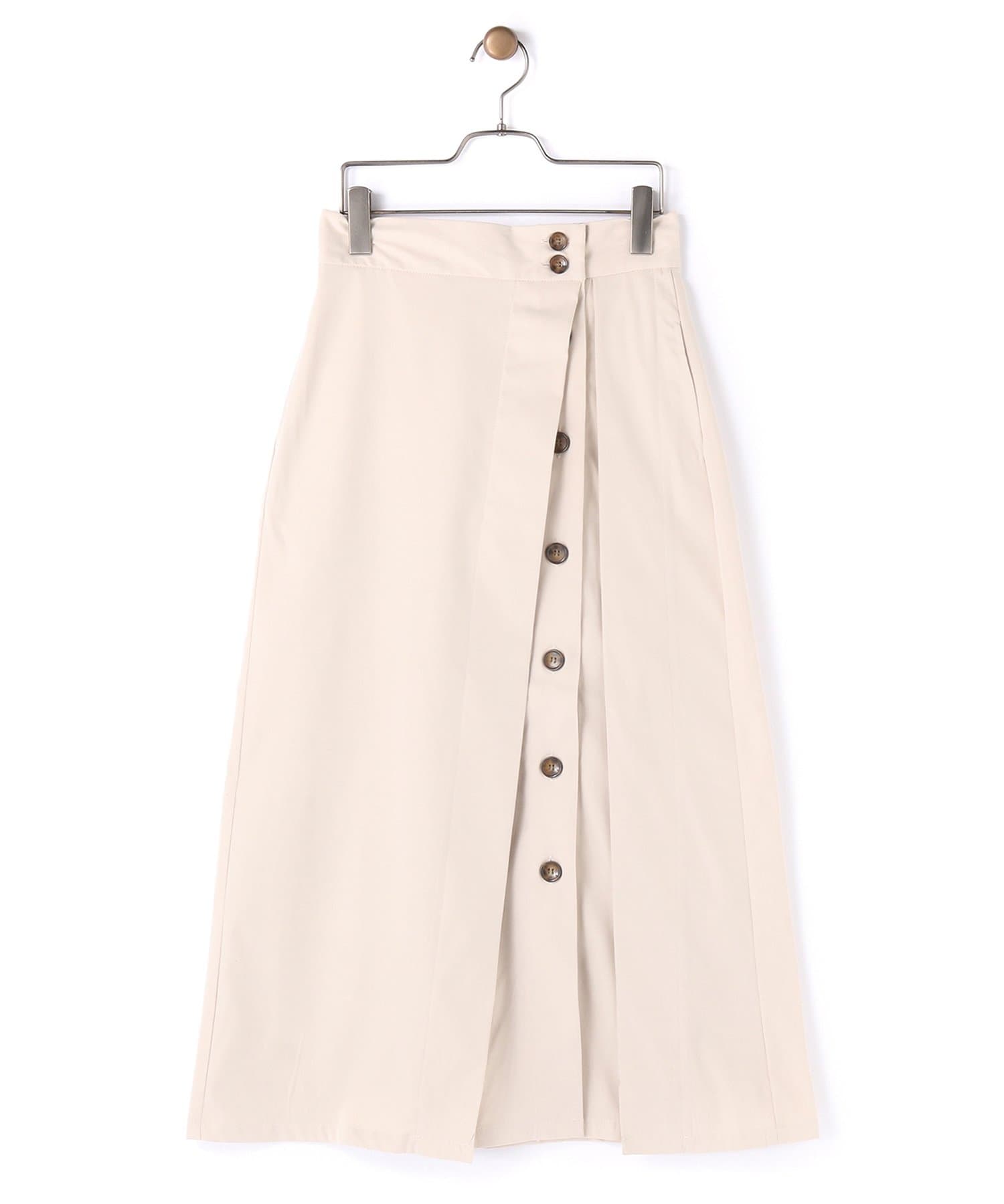 CPCM(シーピーシーエム) ボタンフェイクアクセントスカート