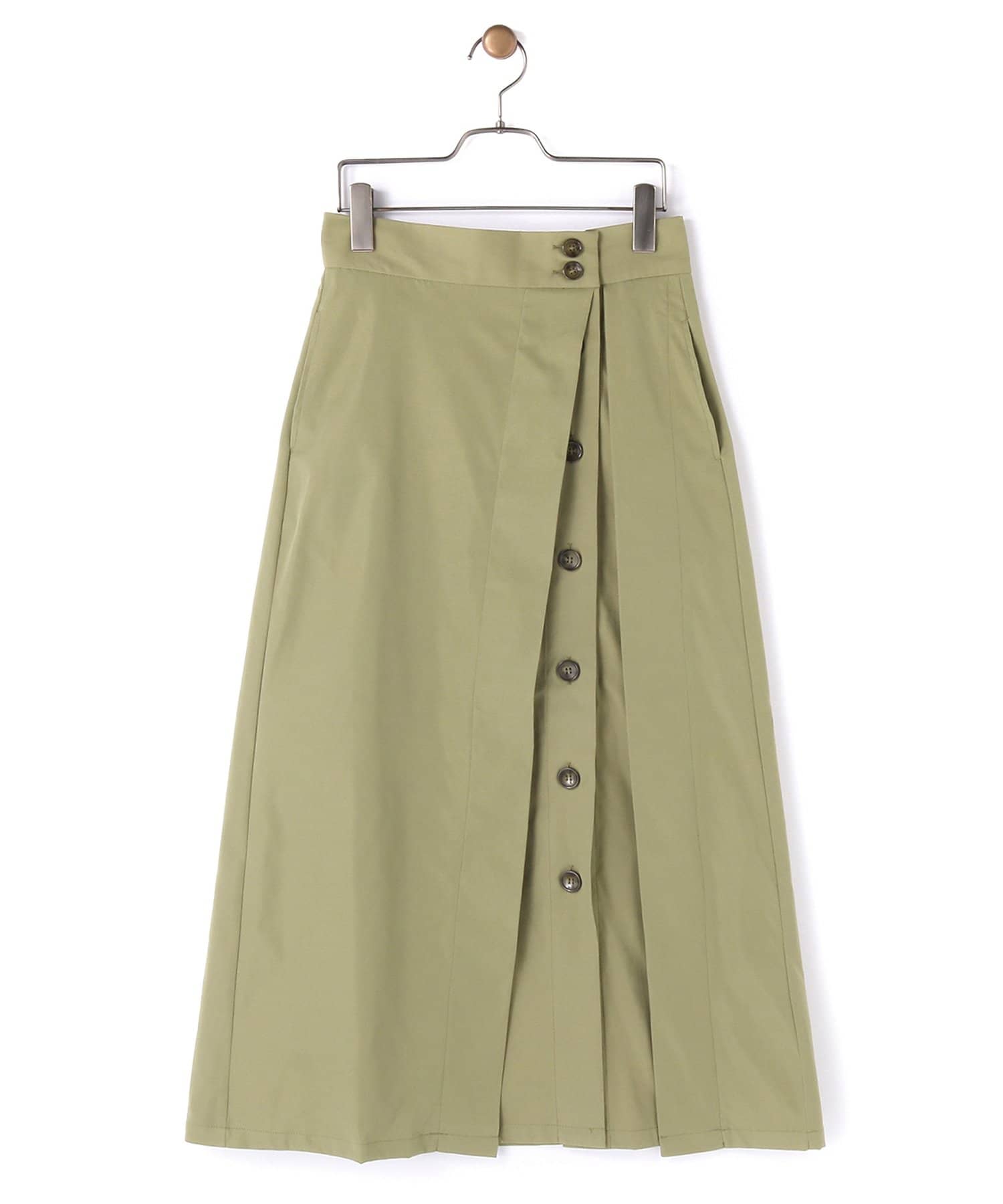 CPCM(シーピーシーエム) ボタンフェイクアクセントスカート