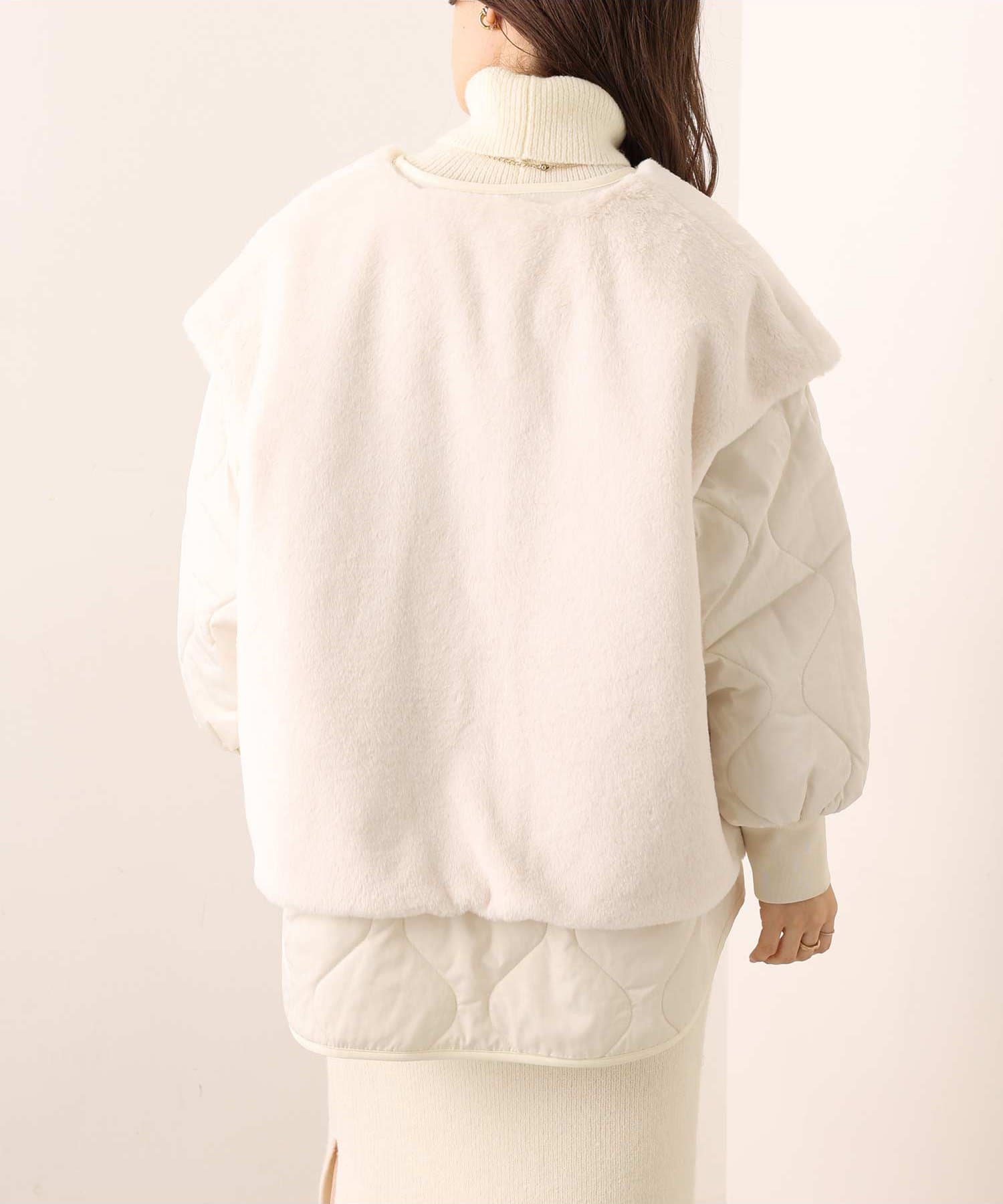 マルチウェイ フェイクファーベスト付きミリタリーコート One After Another Nice Claup ワンアフターアナザー ナイスクラップ レディース Pal Closet パルクローゼット パルグループ公式ファッション通販サイト