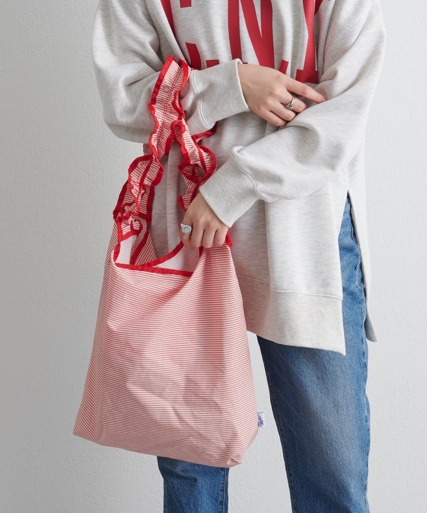 Miller ミラー 別注フリルハンドルエコバッグ Ciaopanic Typy チャオパニックティピー レディース Pal Closet パルクローゼット パルグループ公式ファッション通販サイト