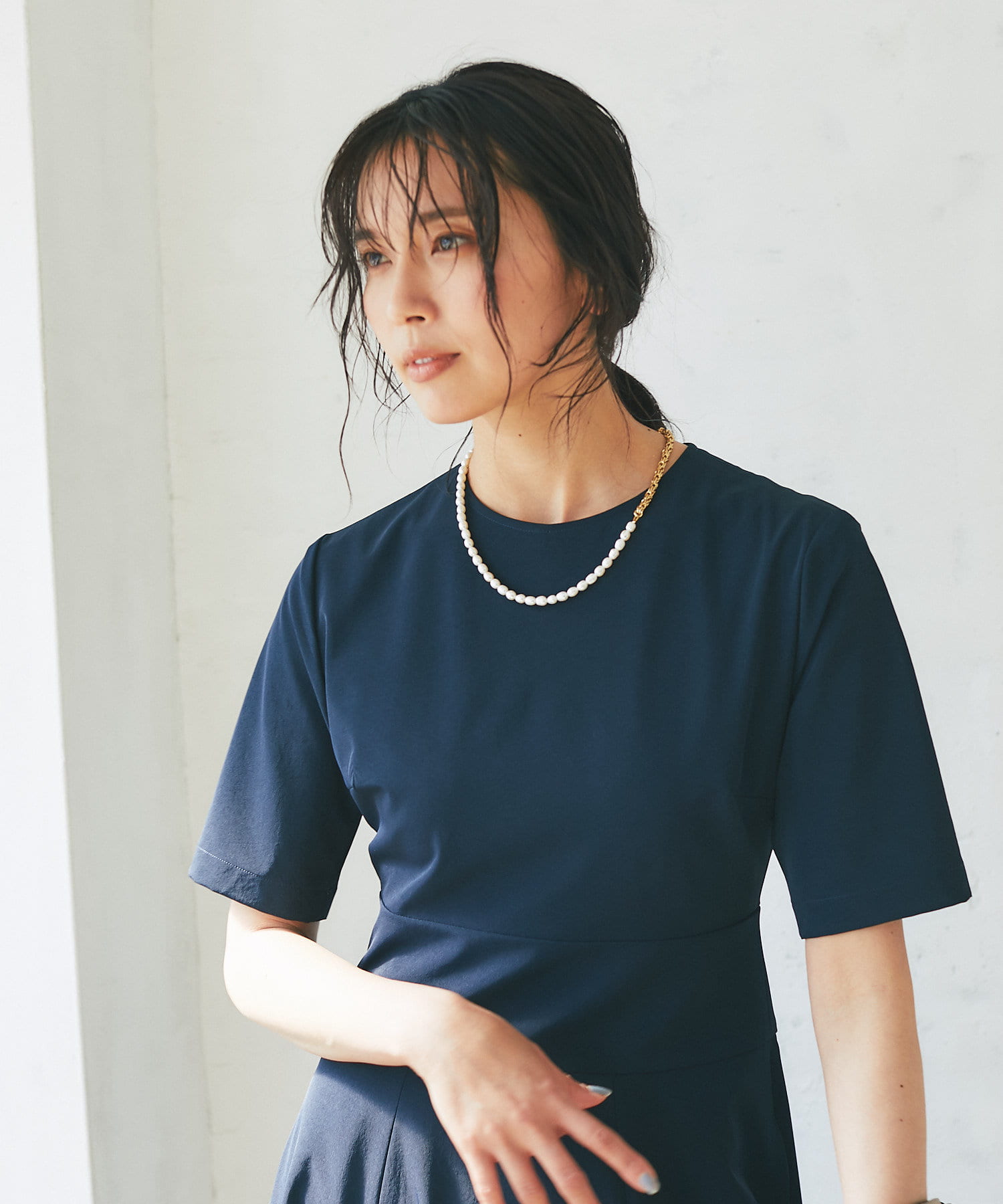 inmood ネックレス RICE in mood(インムード)】RICE PEARL chainネックレス | RIVE