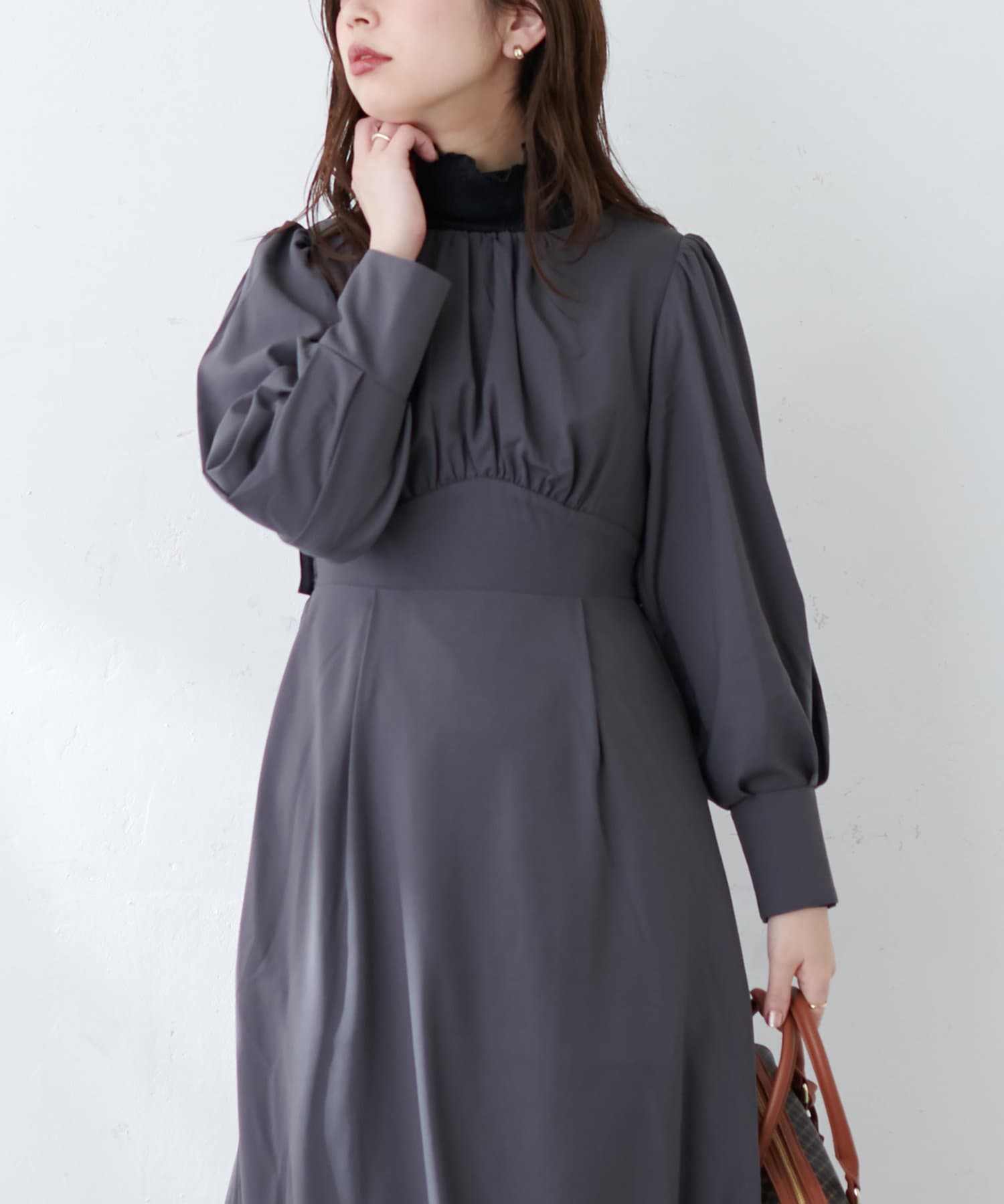 natural couture(ナチュラルクチュール) 【WEB限定】メランジカットリブタートル